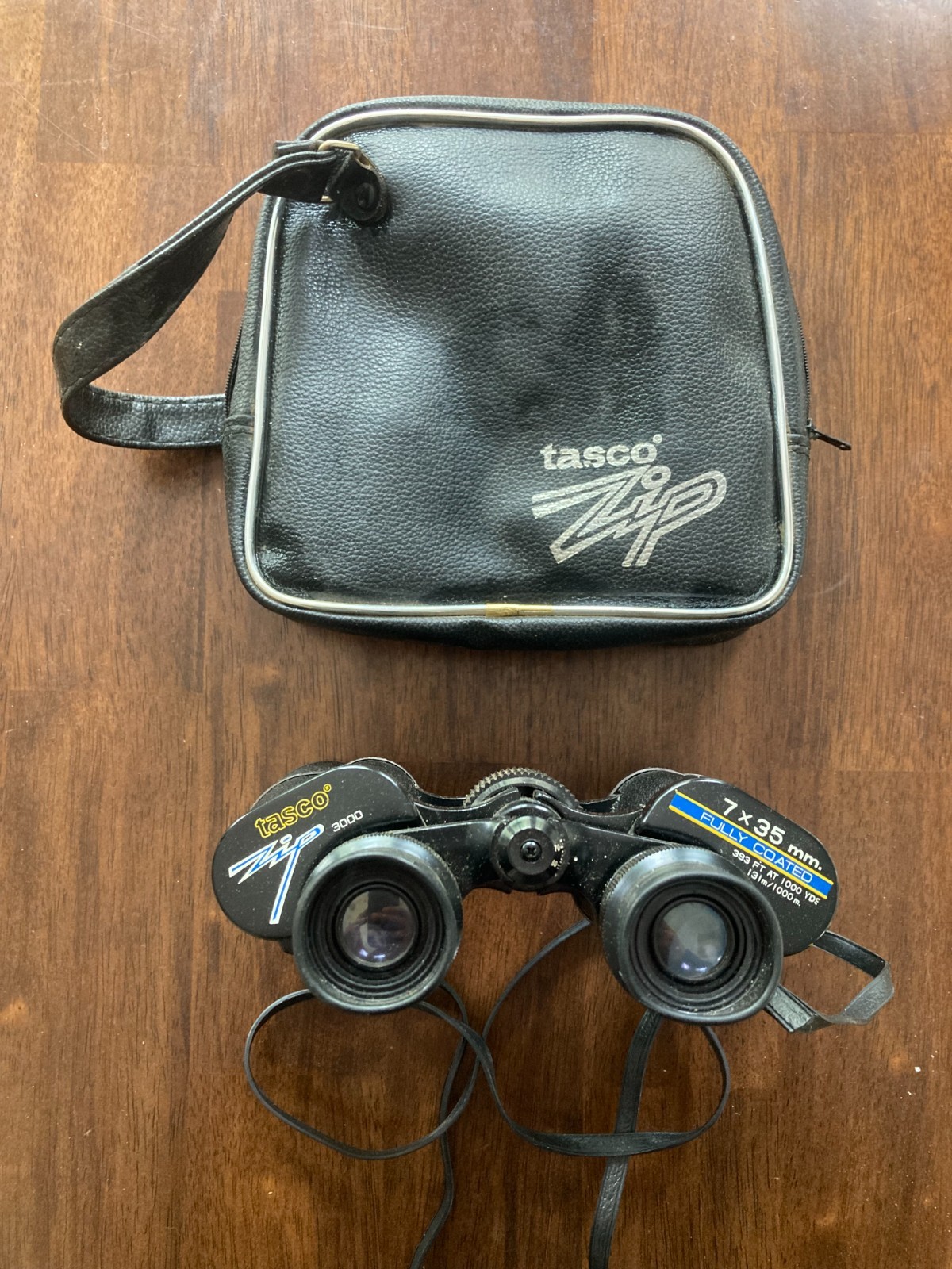 TASCO ZIP 3000 - 7X35 MM - BINOCULARS & CASE
