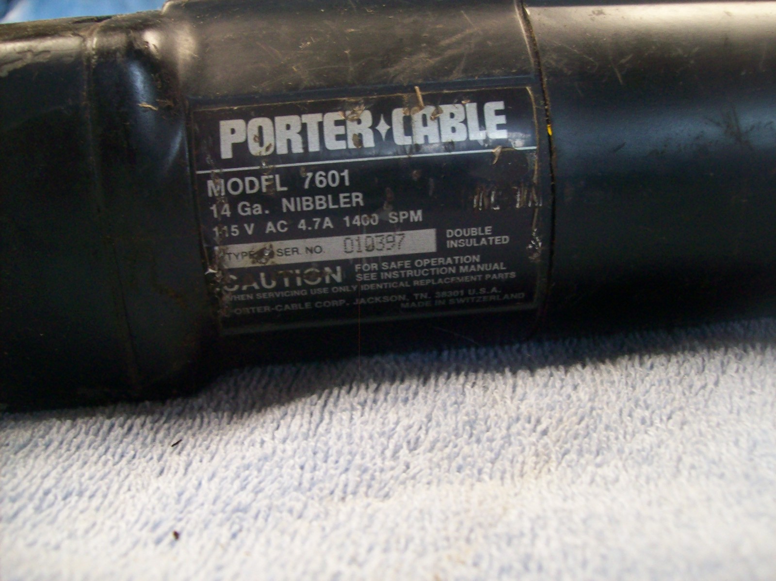 Porter Cable Nibbler - Model 7601