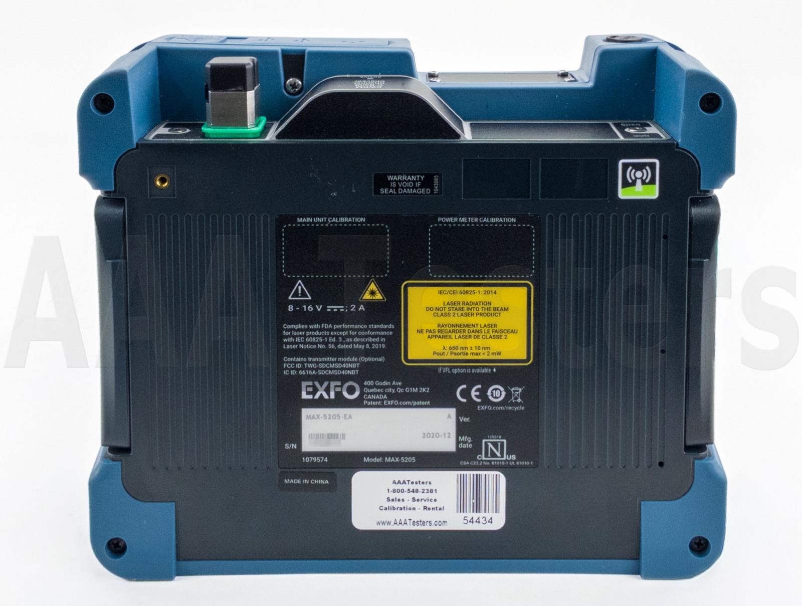 EXFO MAX-5205 MaxTester Simple DWDM Channel Checker FTBx-5205