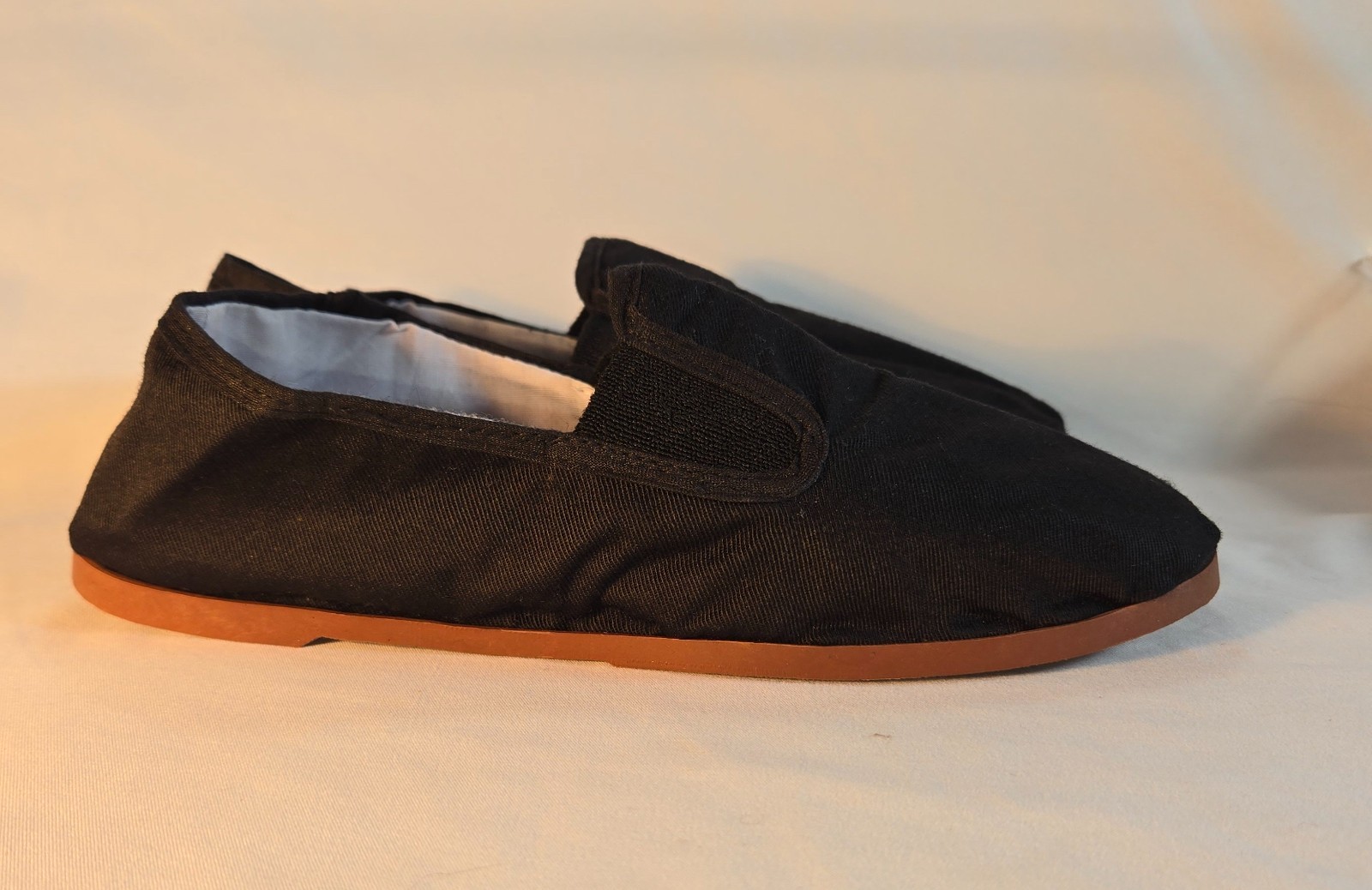 Kung Fu Shoes Lot of 5 Black Slip-On Men's Size 5/Women's Size 6 Rubber Sole
