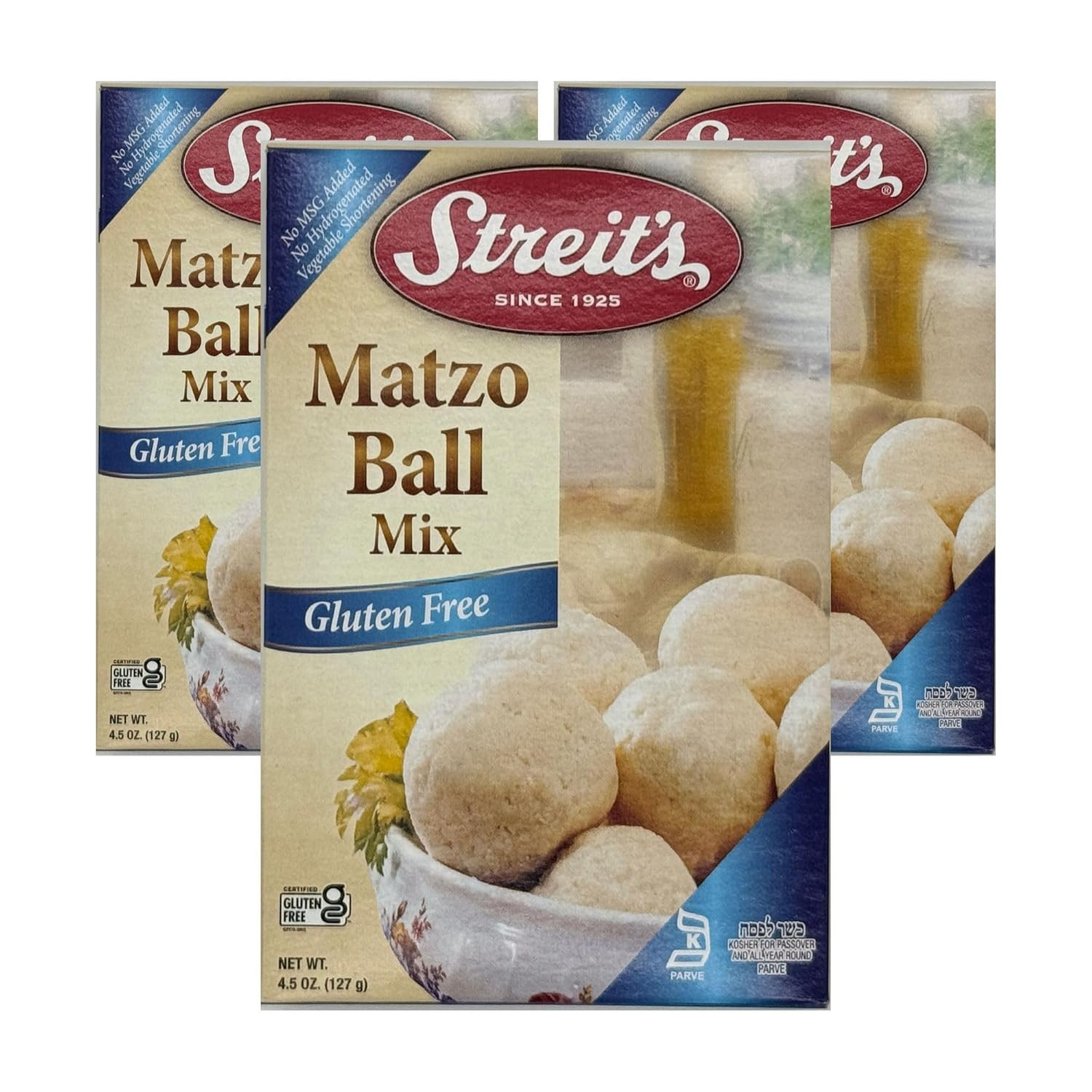 Streit's Gluten Free Matzo Ball Mix - Kosher Certified, Suitable for Passover, N