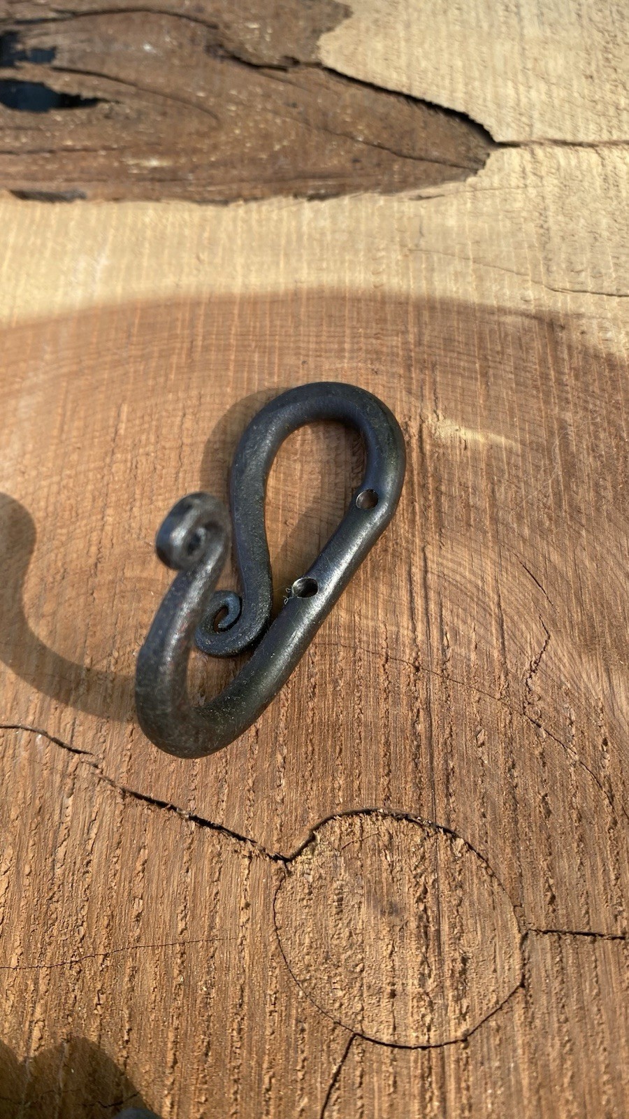 Hand Forged Blacksmith 2 Set Bath Hardware Beautiful Rustic