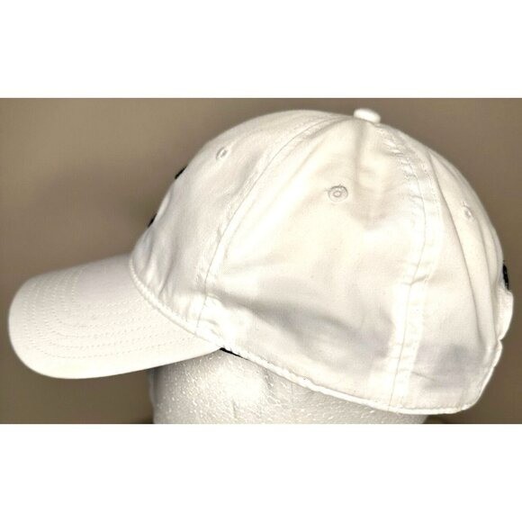 Callaway Golf Hat White Baseball Cap Adjustable Hook Loop Embroidered Logo