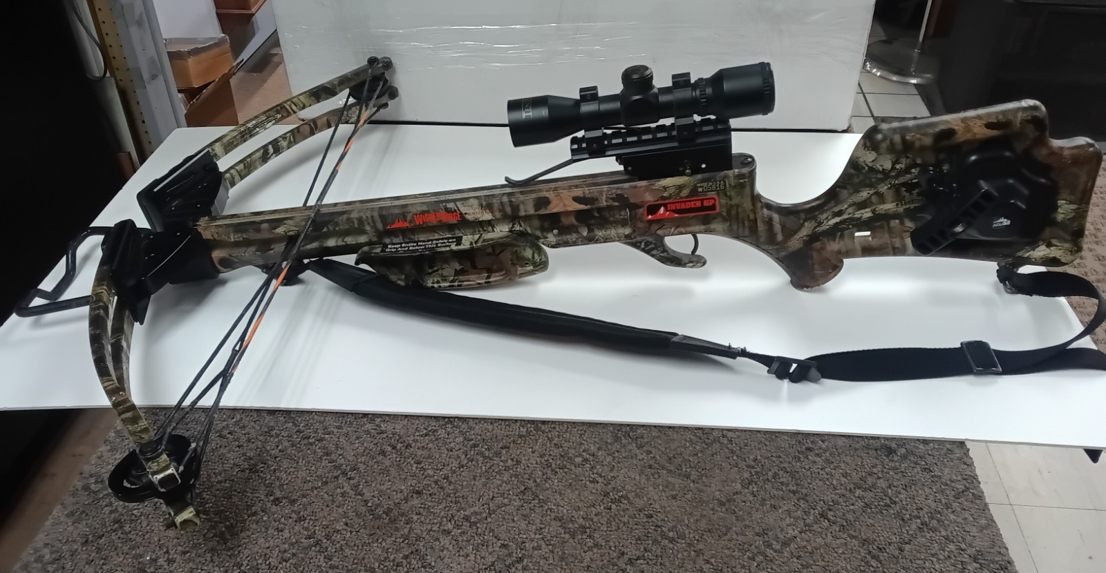 Wicked Ridge Invader HP Crossbow w/ ACUdraw52 No Quiver & No Bolts - Pickup Only