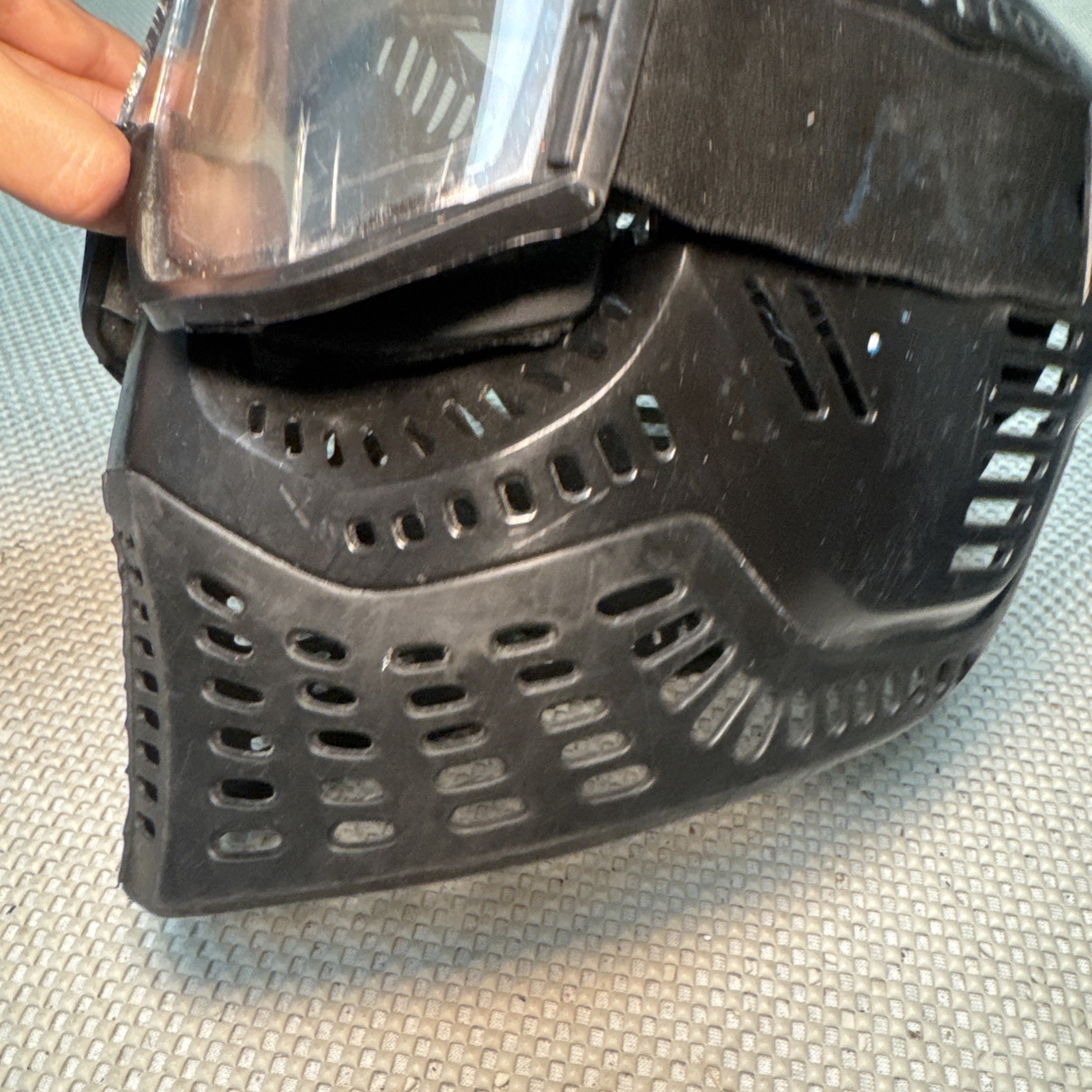 JT Paintball Mask Goggles Full Face Shield Black