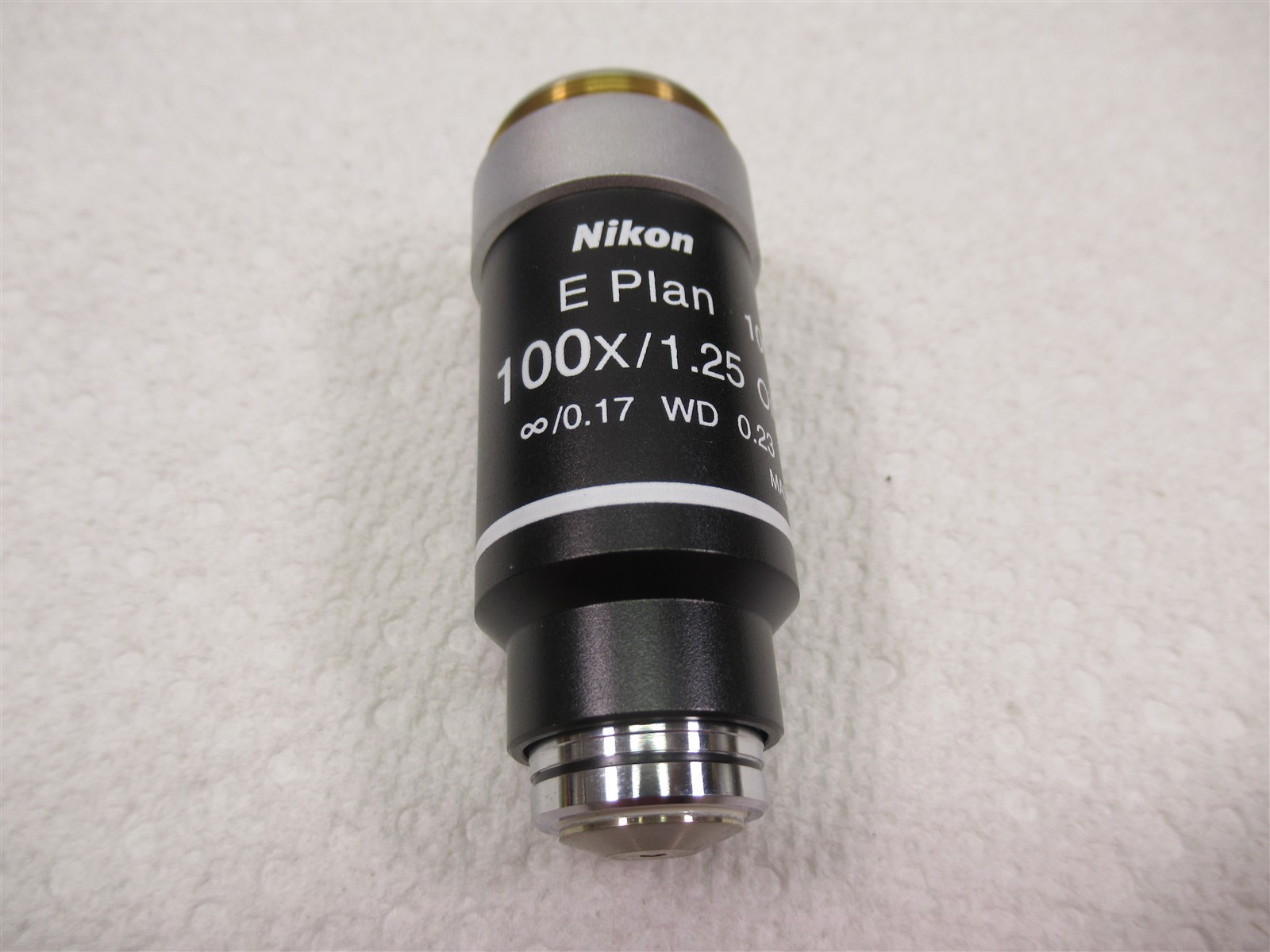Nikon Eclipse Series E Plan 100x Microscope Objective Lens Excellent Shape