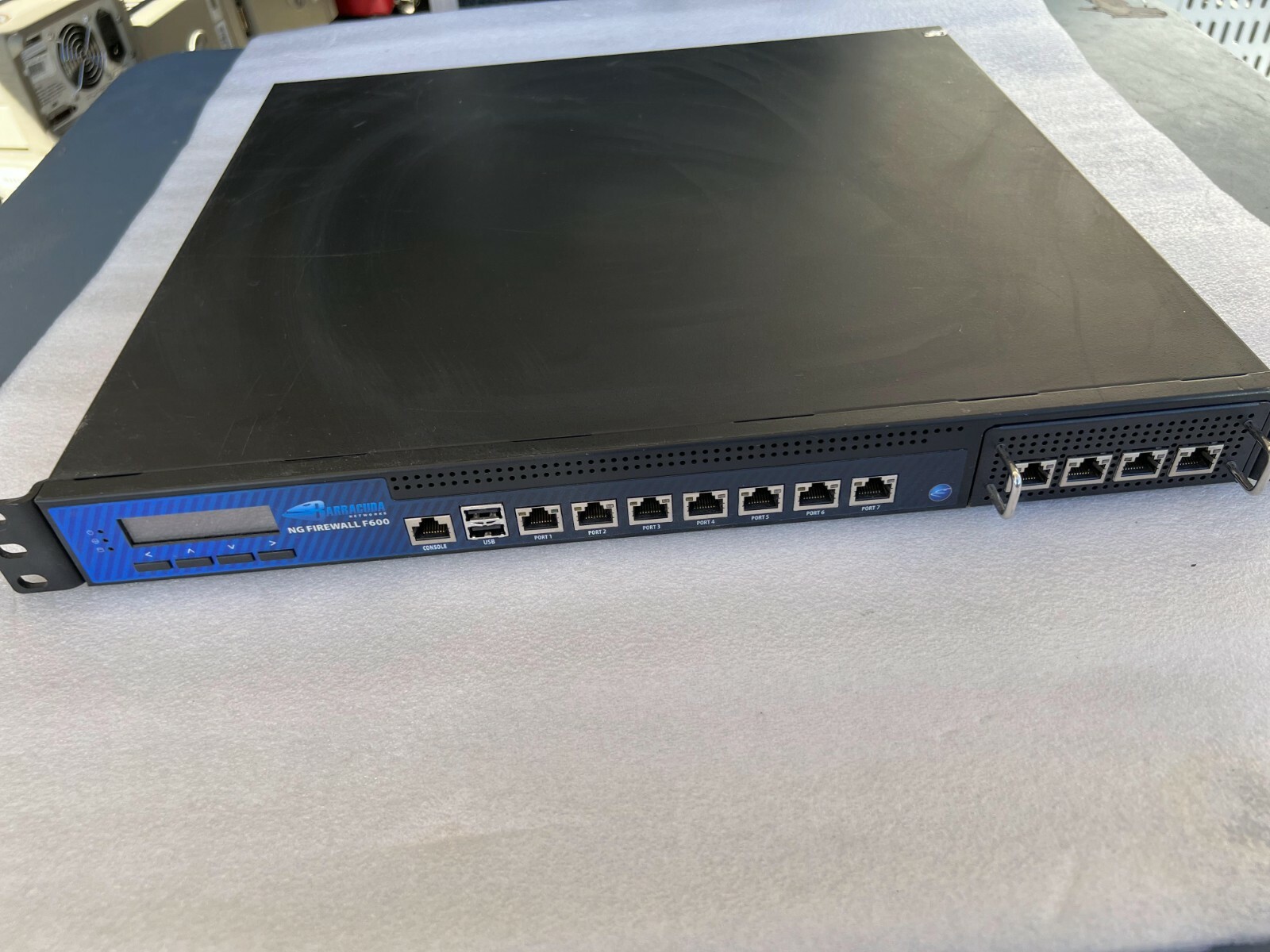Barracuda NG Firewall F600 FW-8755A-BA2 W/rac ears. Same day free shipping