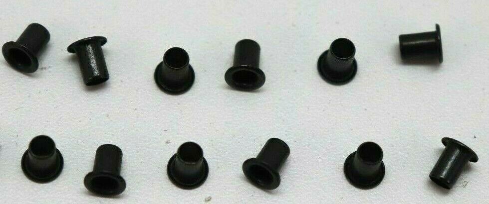WWII US blackened Brass eyelet eyelets Set of 12 E713