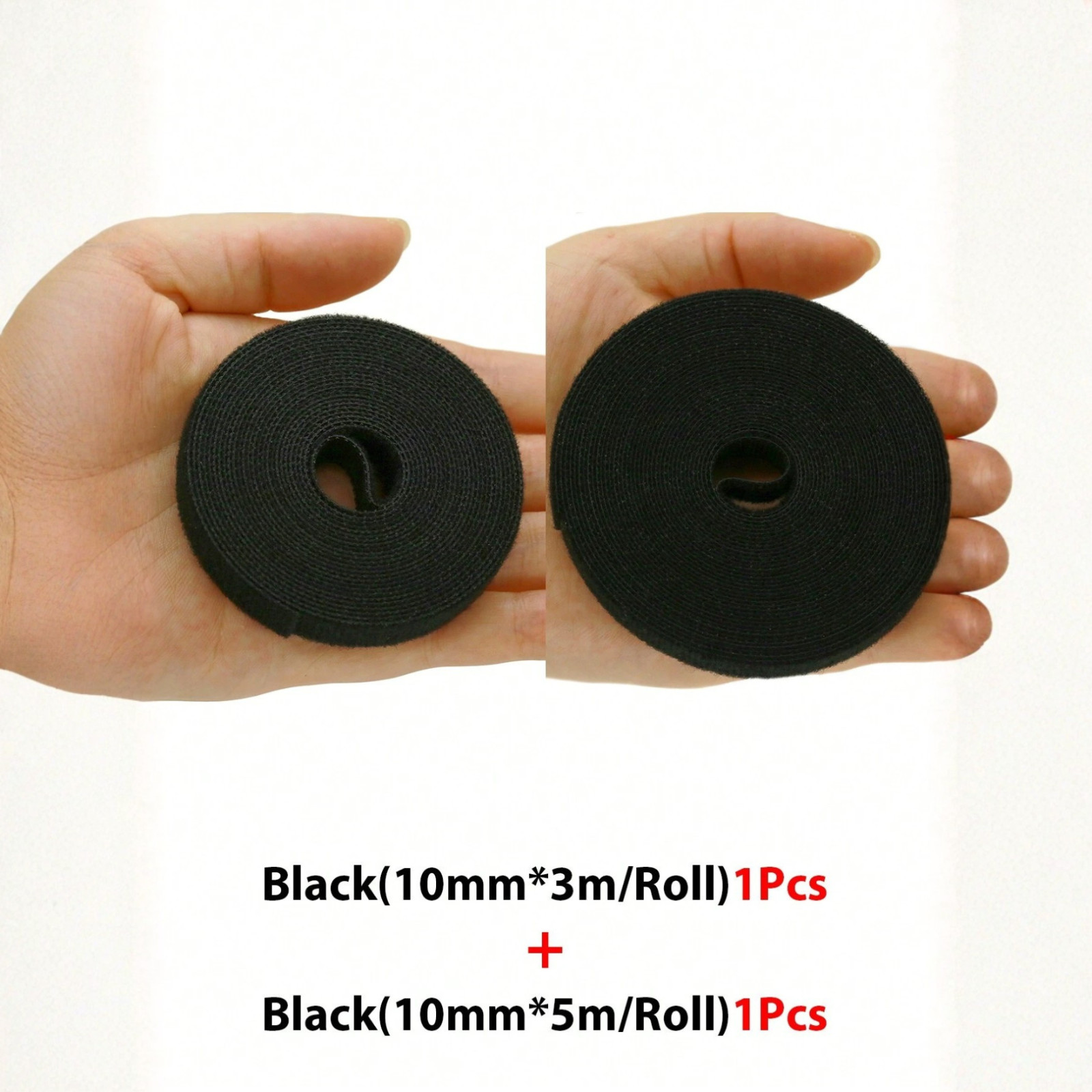 1-5m Reusable Hook and Loop Cable Tie Adjustable Cable Organizer Tape Cord Wrap