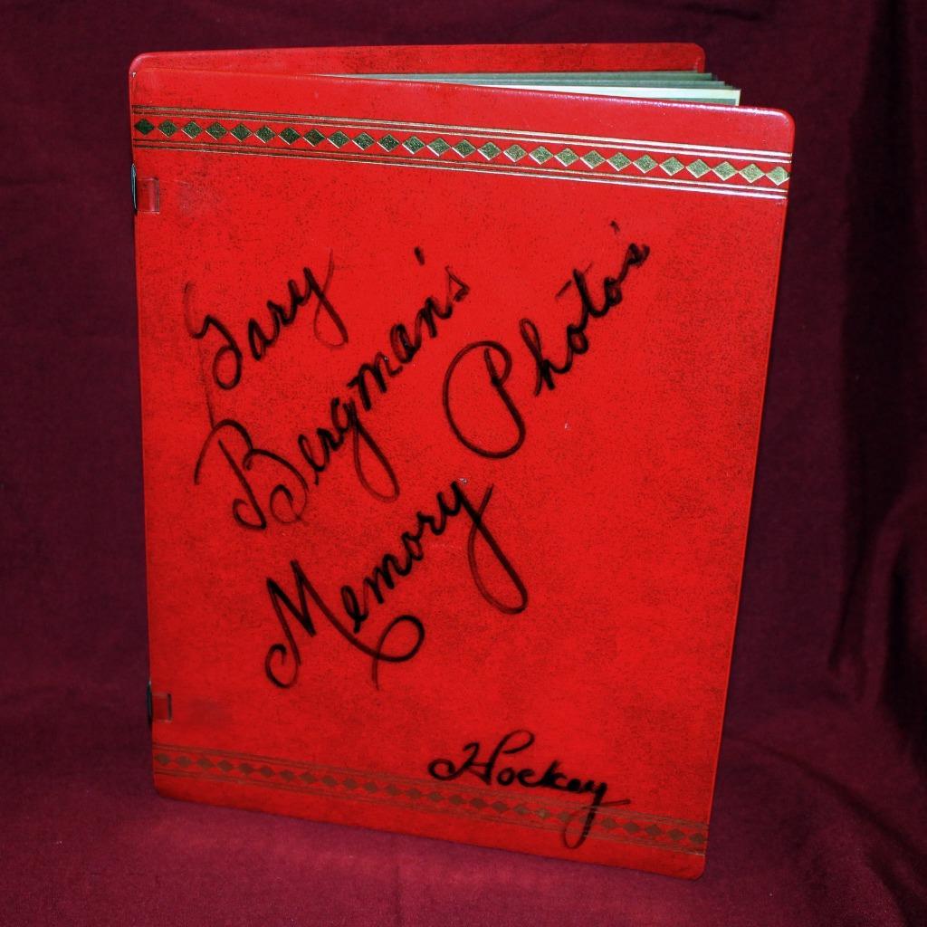 Gary Bergman Detroit Red Wings Personal Collection of Original Photos with Album