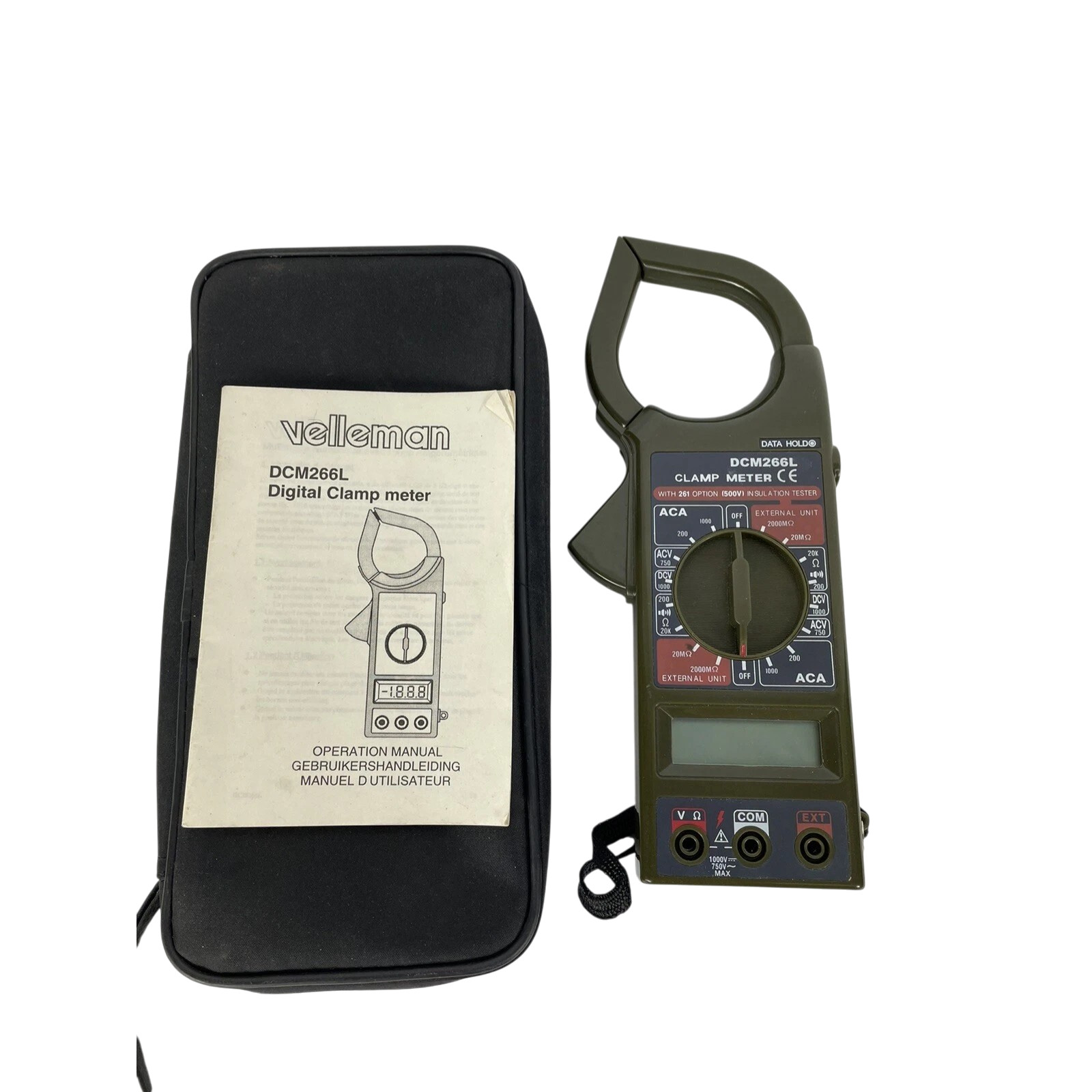 Velleman DCM266L ECONOMIC DIGITAL CLAMP METER