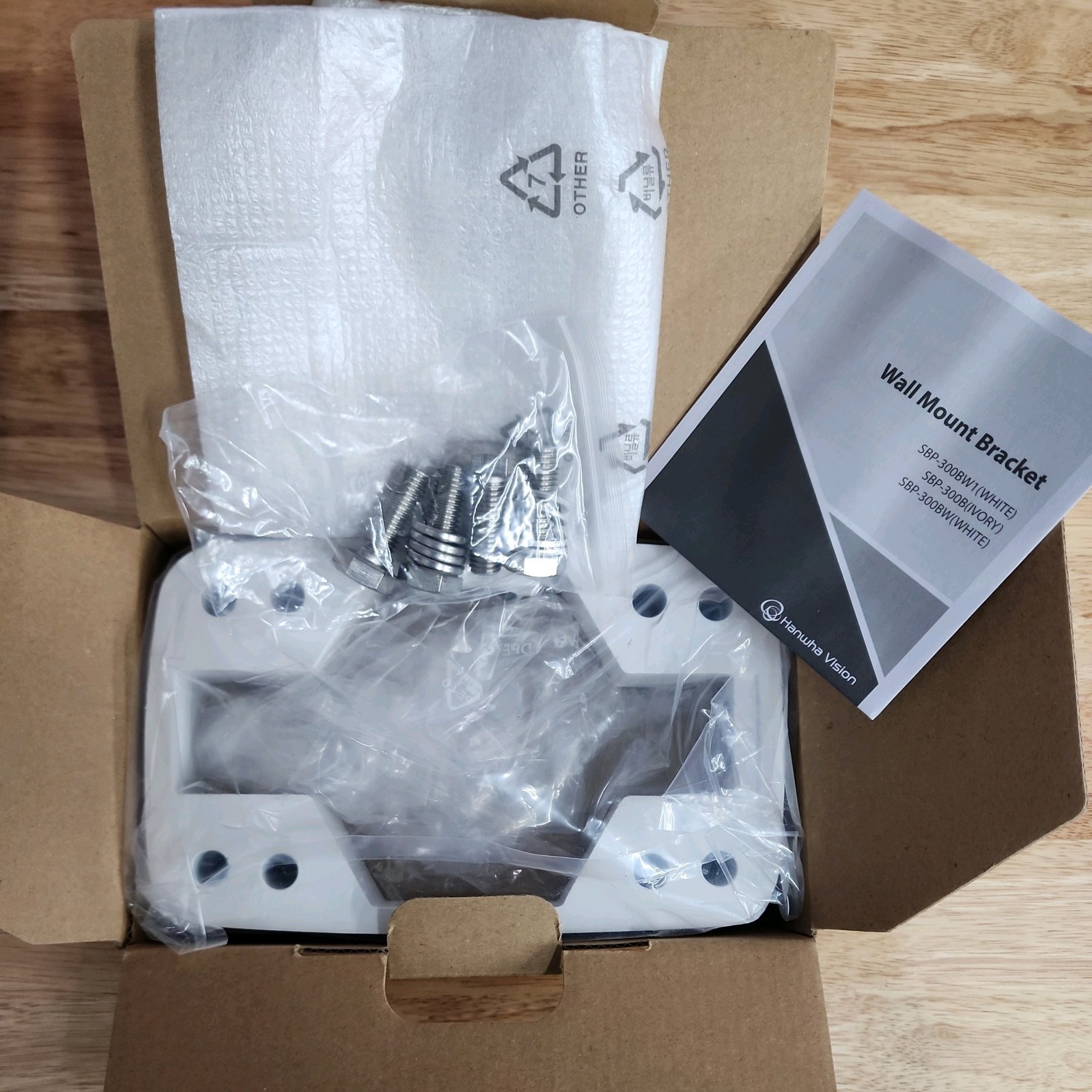 Hanwha Vision SBP-300BW1 Wall Mount Bracket
