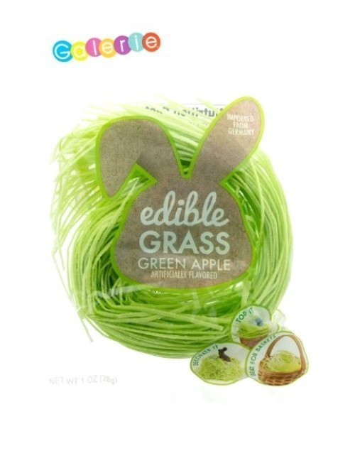 1oz Bag GALERIE Edible Grass Green Apple Flavor Easter Candy for Easter Baskets