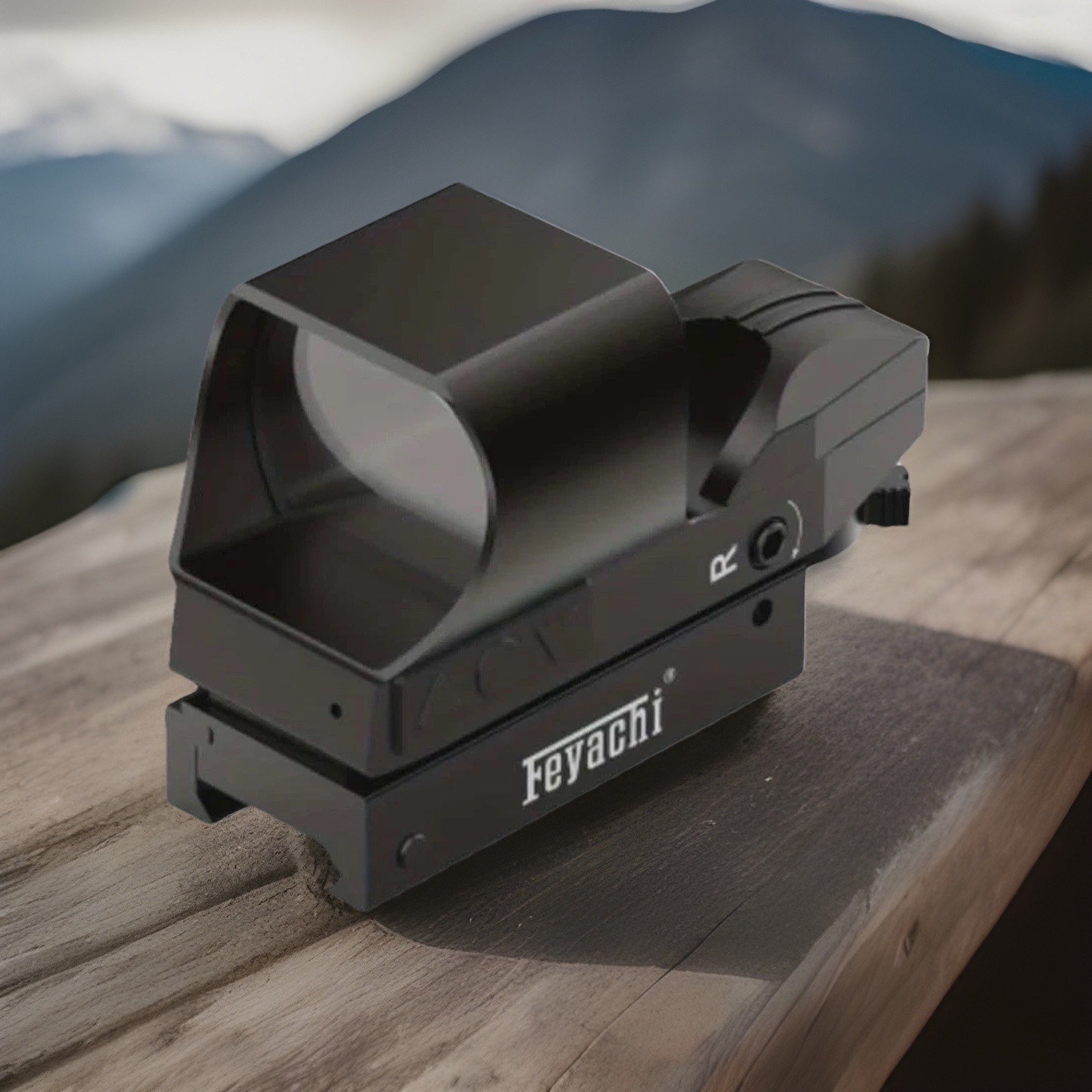 Feyachi Rechargeable, Shake Awake, Tactical Red-Green Dot 4-Reticle Reflex Sight