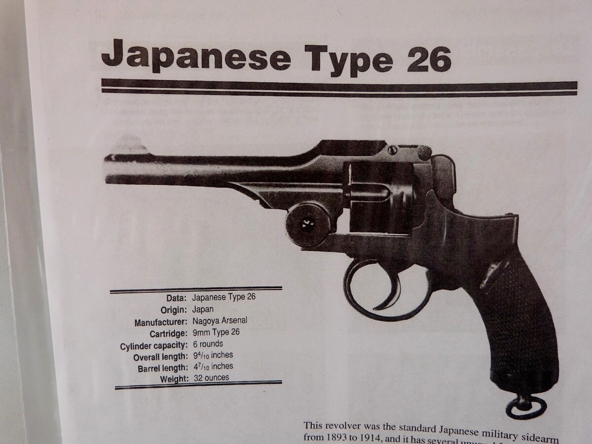 JAPANESE TYPE 26 HAND GUN BREAK DOWN INSTRUCTION KIT