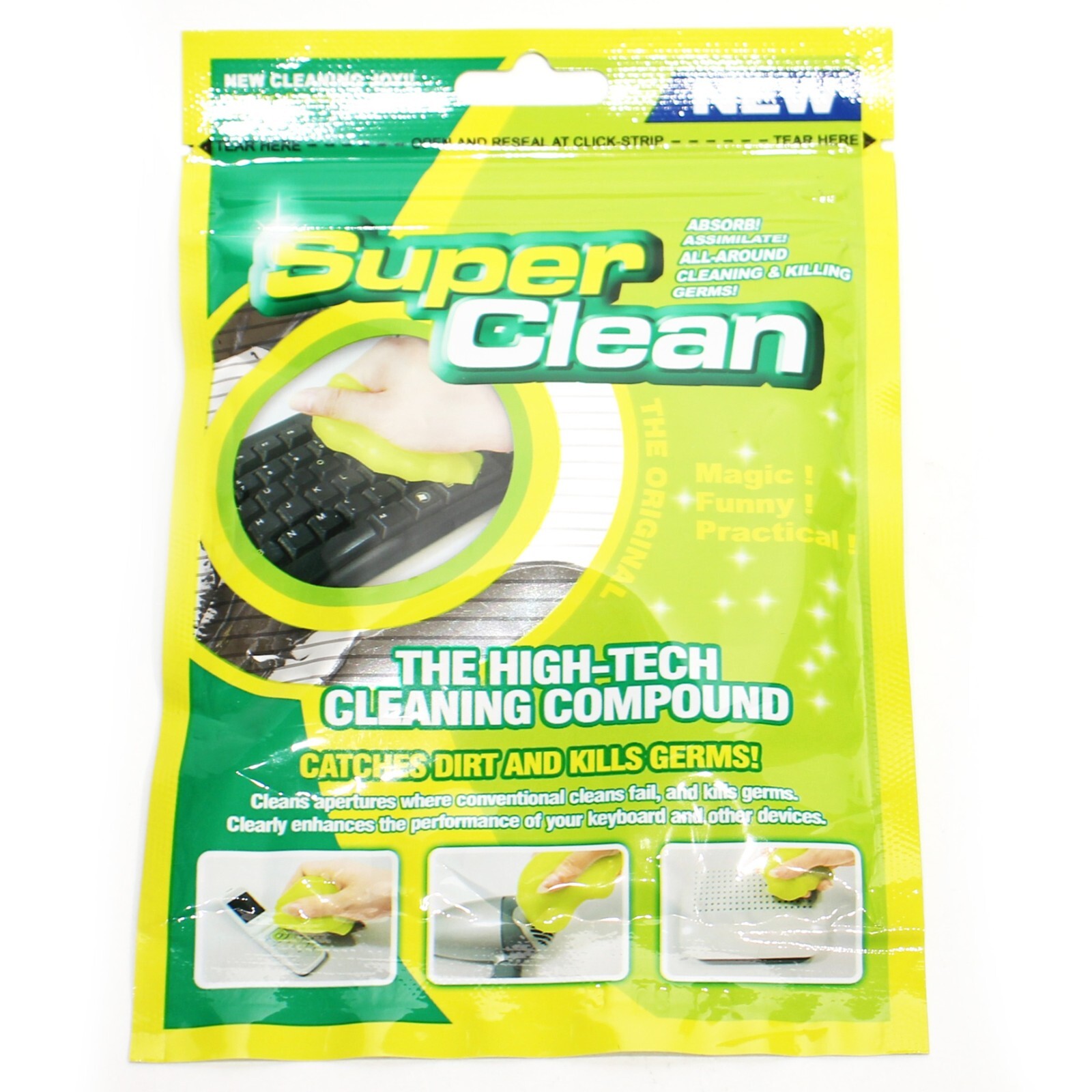 3X Super Clean The High - Tech Cleaning Compound Lime Green Color