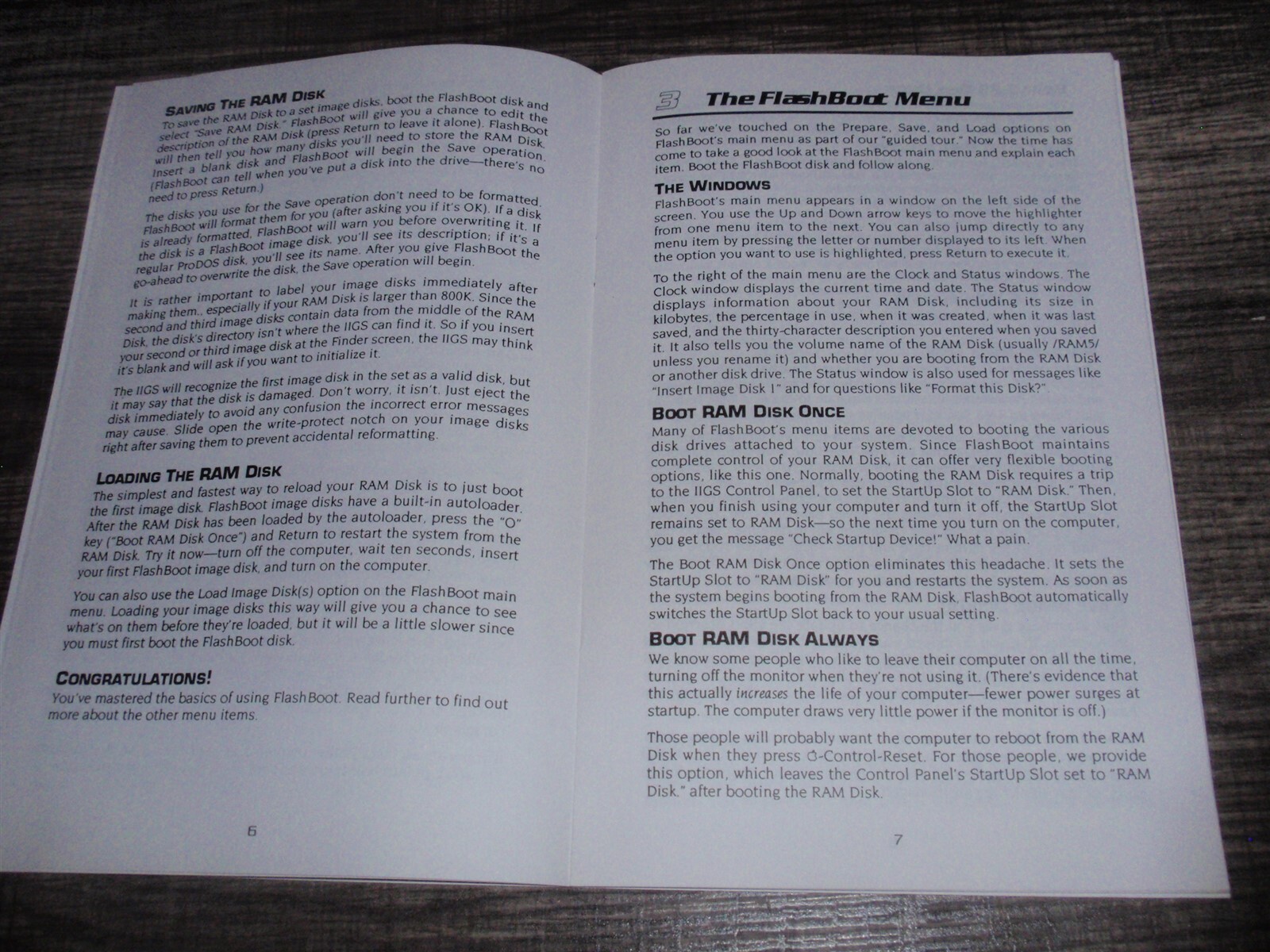 Manual for FlashBoot Apple IIGS RAM Disk Management Software by Jerry Kindall 92
