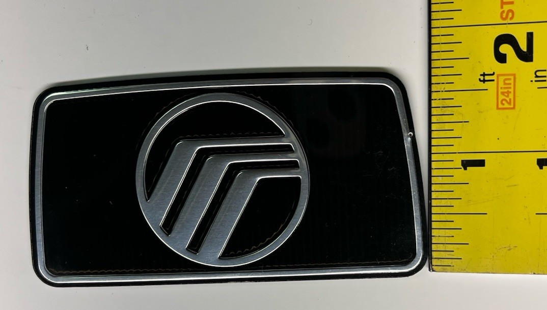 Mercury Sable Stick On Emblem New Old Stock