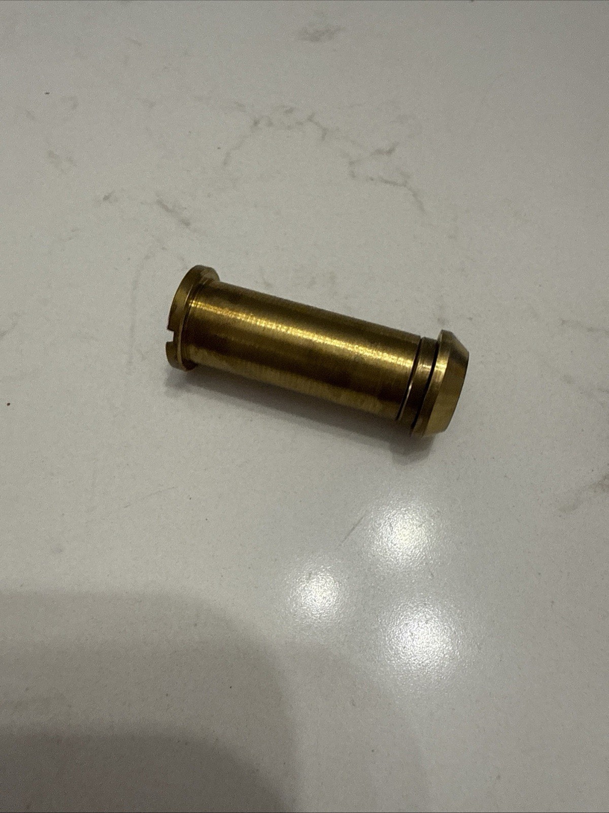 Vintage Brass Door Guard Peephole Peep Hole EUC