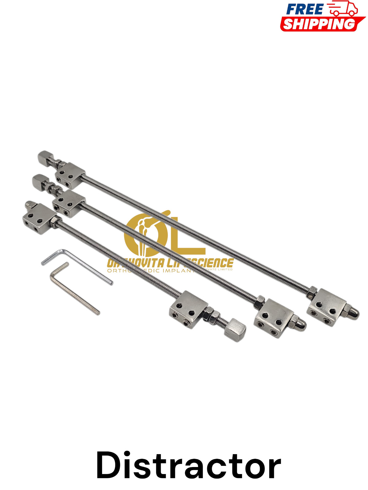 Orthopedic Jess Finger Distractor Surgical Instrument combo of 4pc 4/ 6/8/10''in
