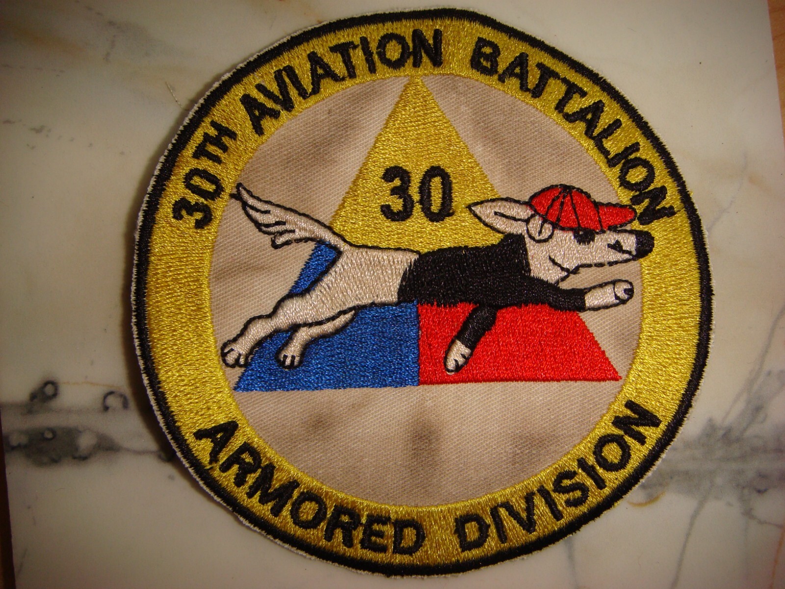 US 130th AVIATION BATTALION- 30th ARMORED DIVISION, VIETNAM WAR PATCH