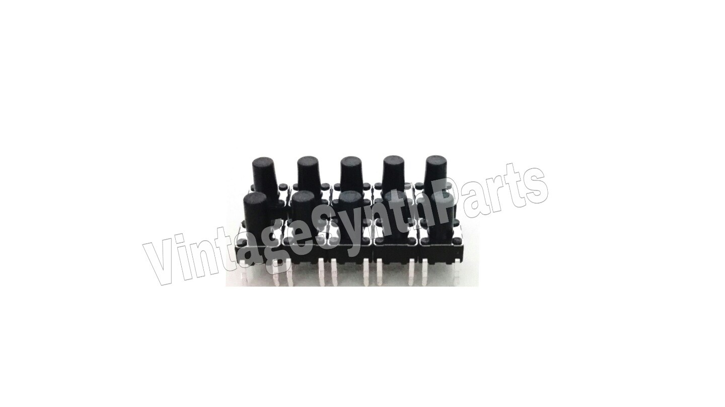 10 x Panel Tact Swithes for Roland S-220 S200 Digital Sampler Pushbutton Switch