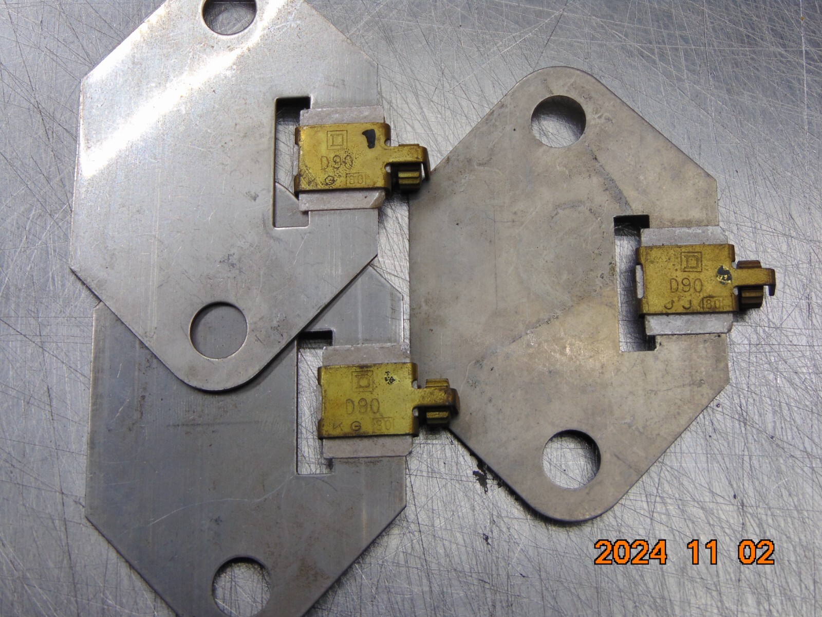 LOT OF (3) D90  SQUARE D Thermal Overload Heater Unit **FREE SHIPPING**