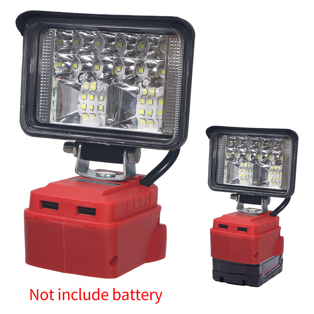 LED Work Light For Milwaukee For M18 Flashlight Work Light 18 LED Battery