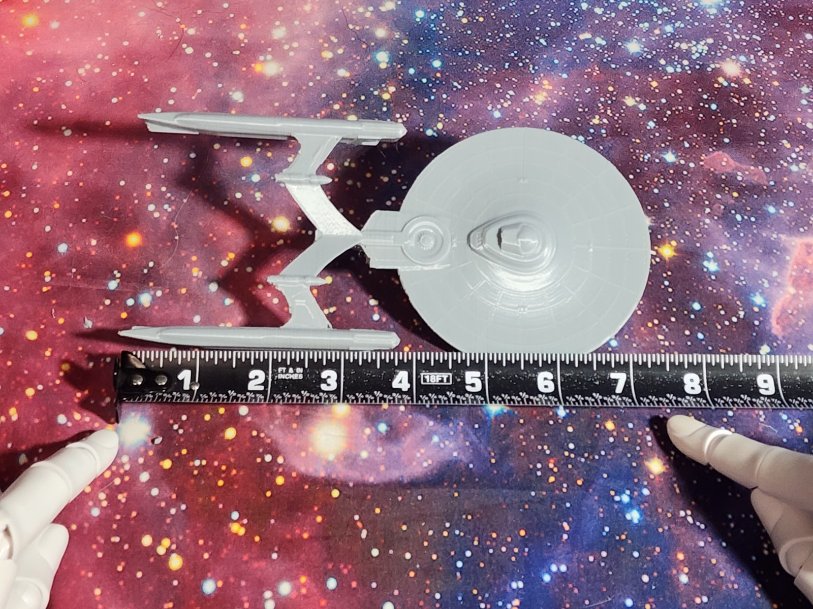 *T.G.S. Clearance Vessel* Federation Kobani Class Starship FASA PLA Model