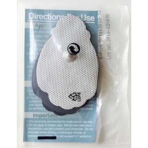 Easy@home Re-useable Adhesive Electrode TENS Pads 2" x 3", 16 Count