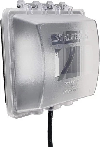 Vevor UC2V Outdoor Outlet Cover 2-Gang Weatherproof Electrical Outlet Cover