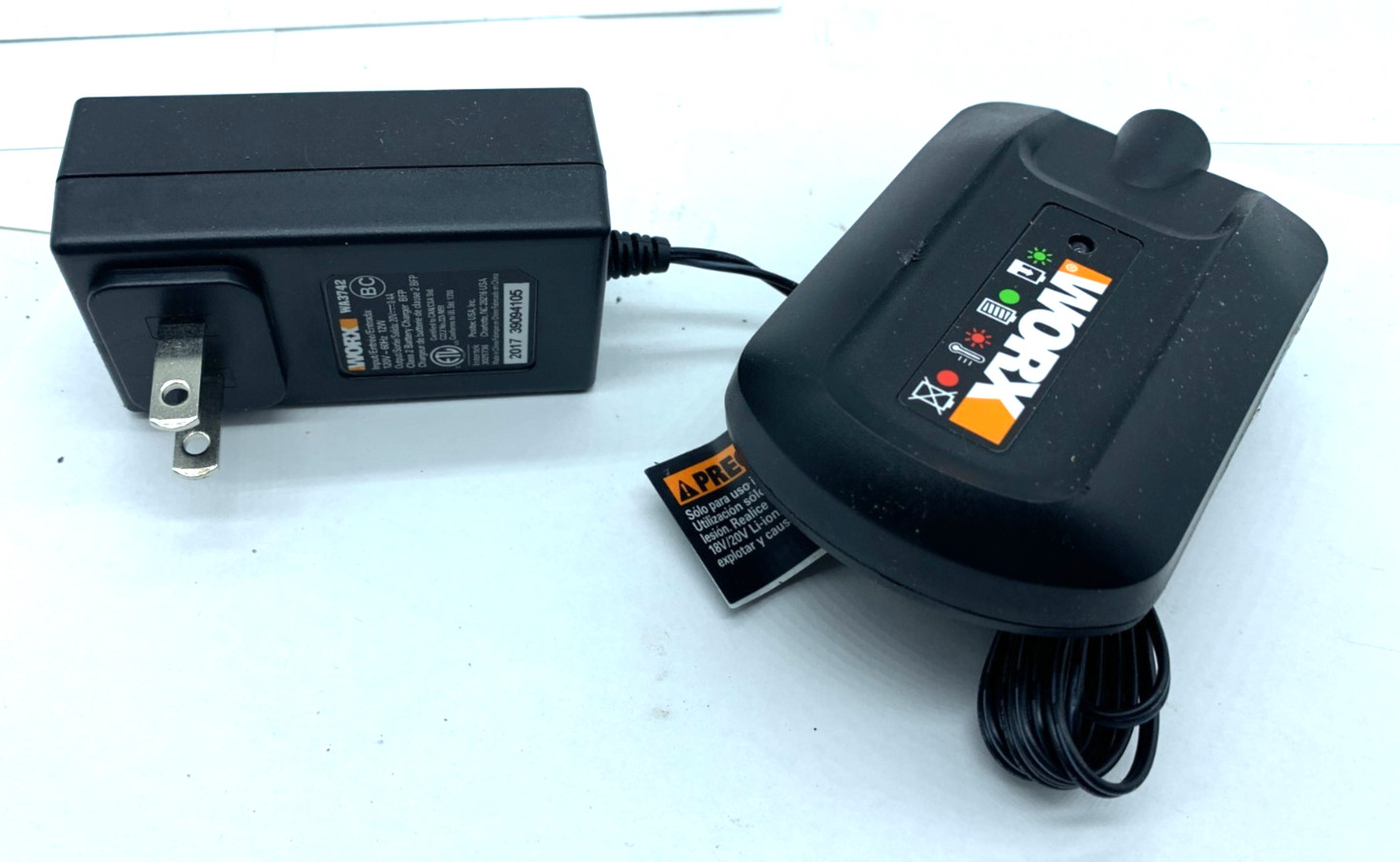 Worx WA3742 18V & 20V Battery Charger for Lithium Battery WA3520 WA3512.1 WA3525