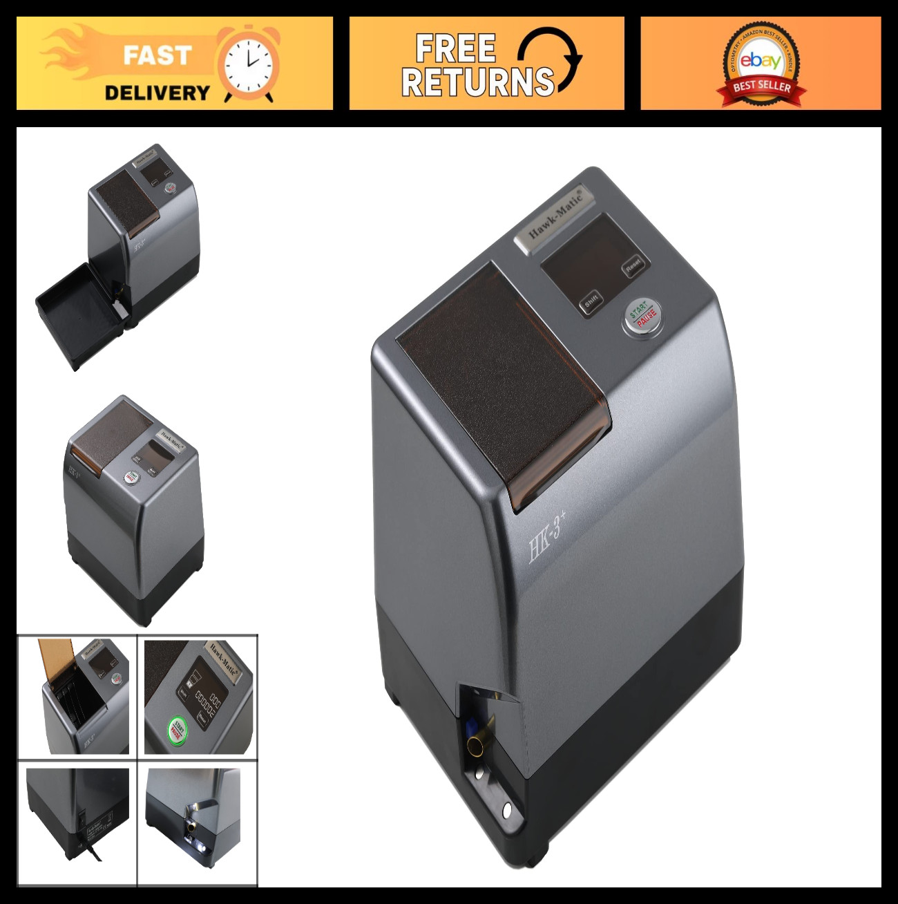 Automatic Electric Cigarette Injector Machine - HK3+ Rolling Machine for DIY Cig