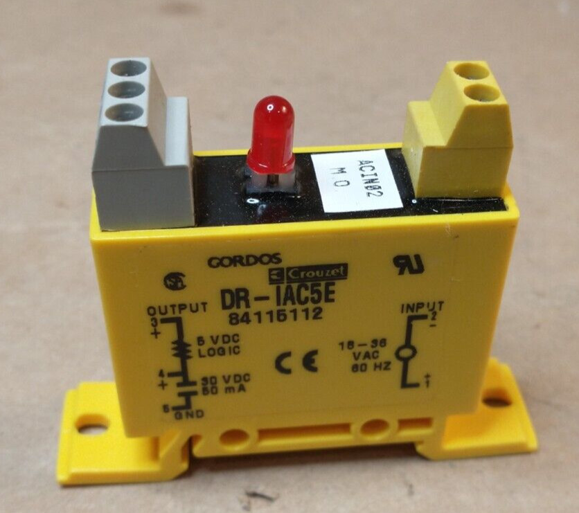 Gordos Crouzet DR-IAC5E I/O Module - Fast Shipping