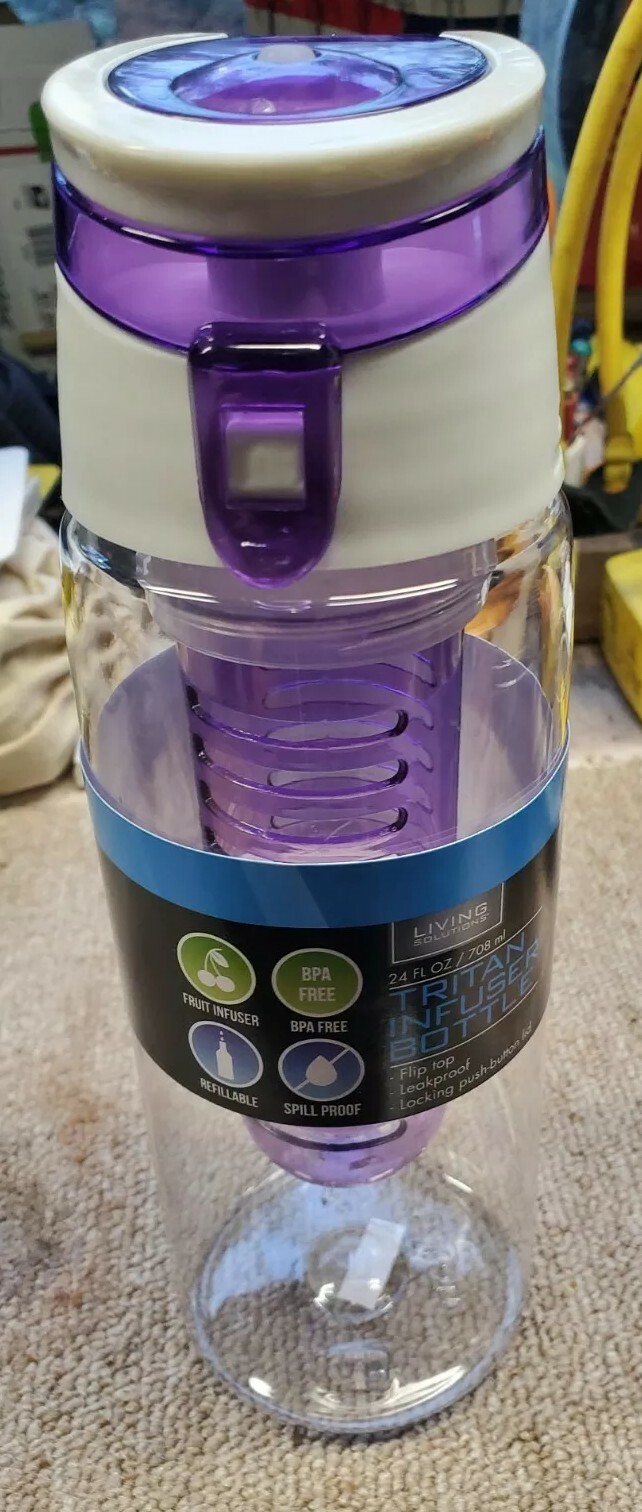 Living Solutions Triton Infusion Bottle Purple