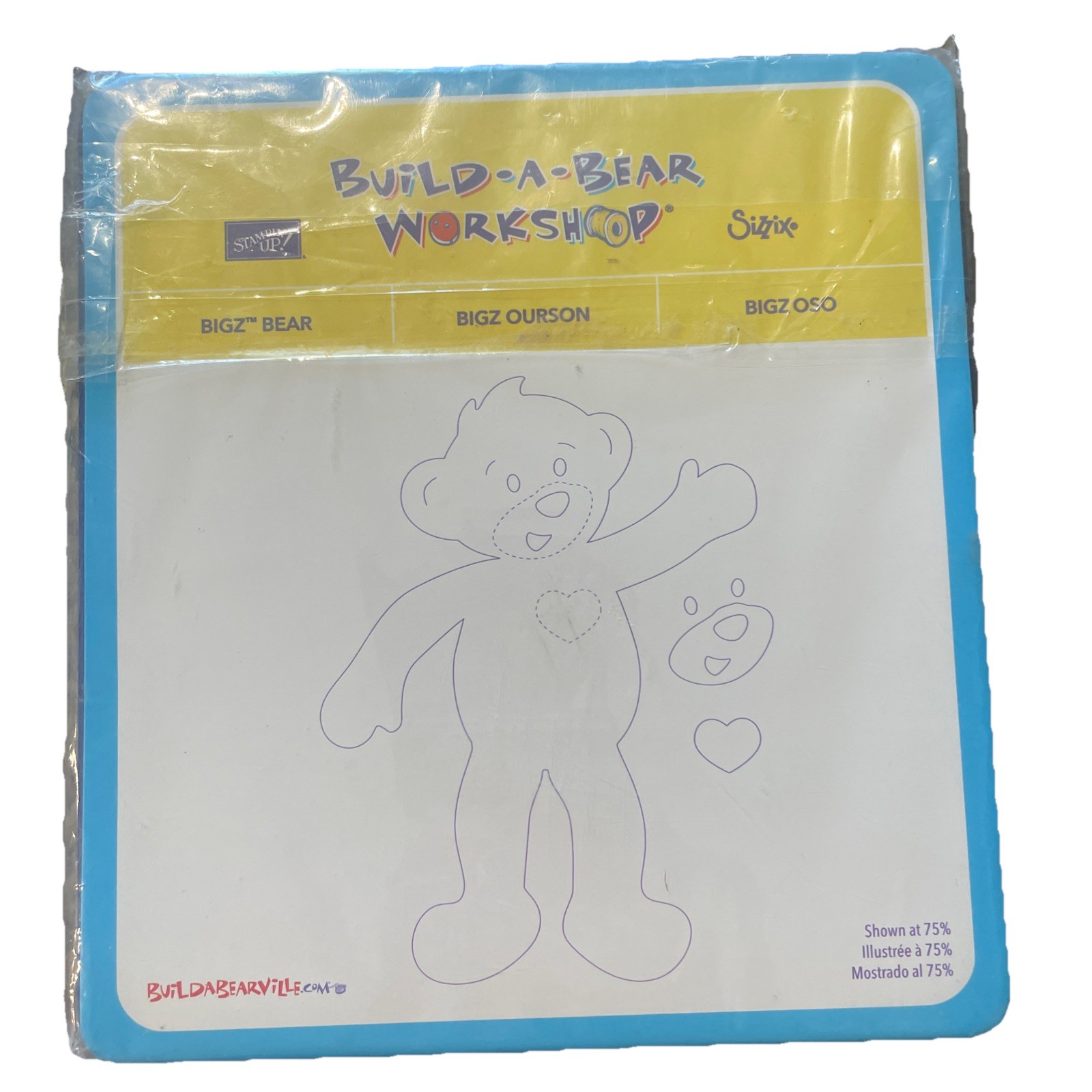 Stampin' Up Sizzix Originals Bearville - Build a Bear Workshop Bigz Bear