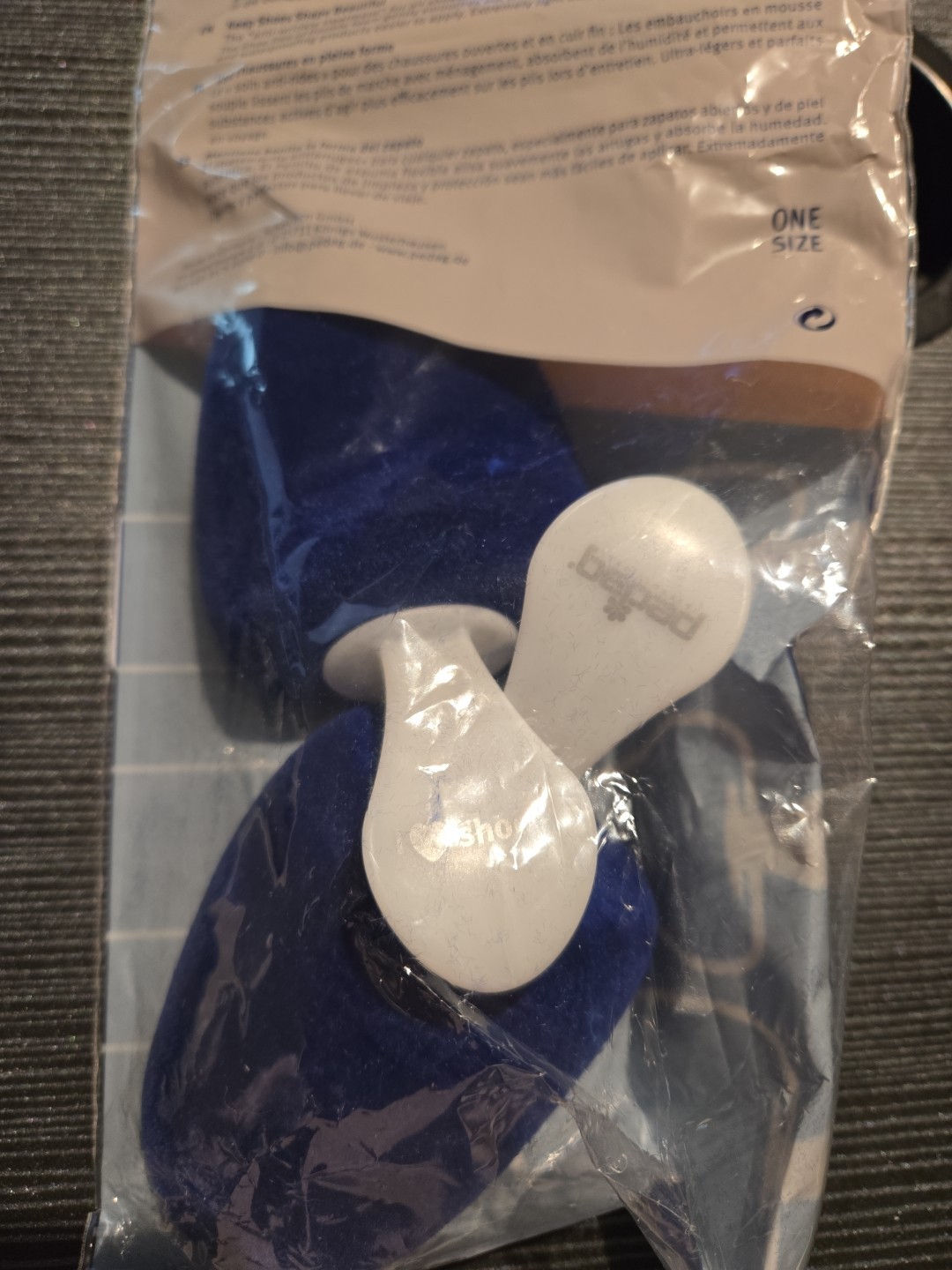 Pedag Round Universal Sling Shoe Tree #401 Shape Blue Pair