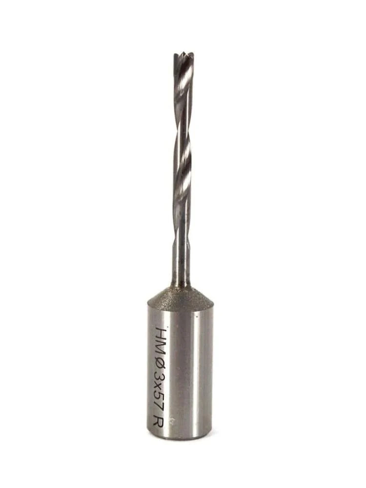 Whiteside DB3-57SC Right Hand Brad Point Dowel Drill Carbide, 3mmCD, 57mmOAL