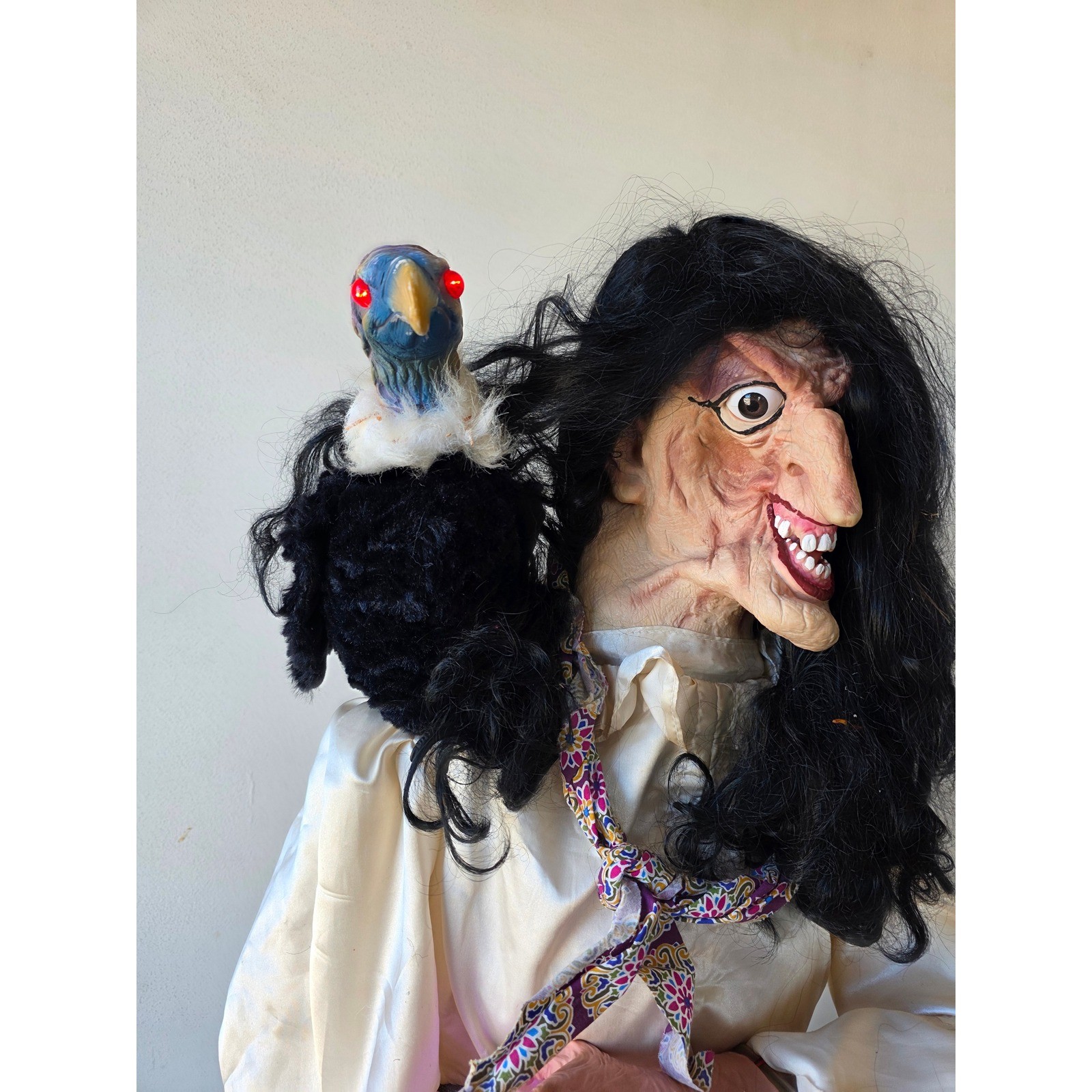 Vintage magic power fortune teller AS IS Halloween vulture life-size