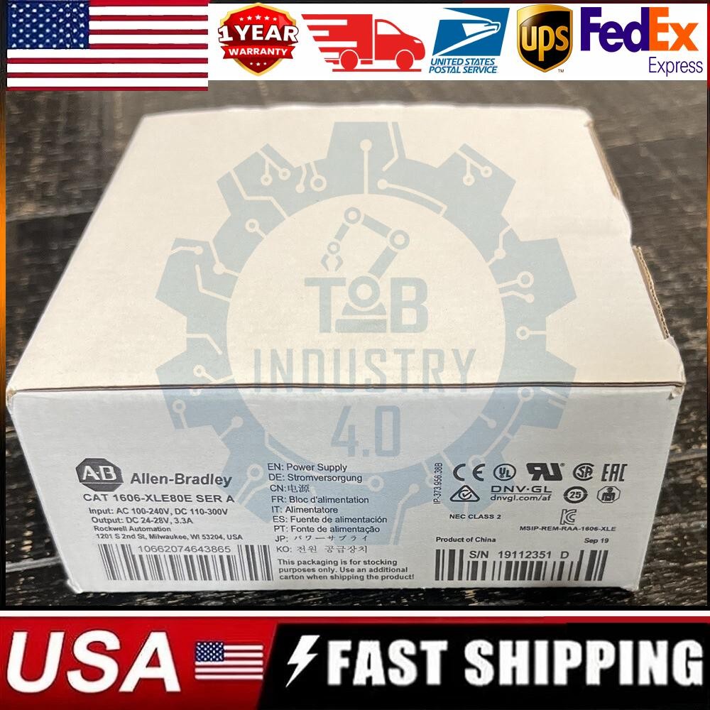 New Allen-Bradley 1606-XLE80E Power Supply AB 1606 XLE80E