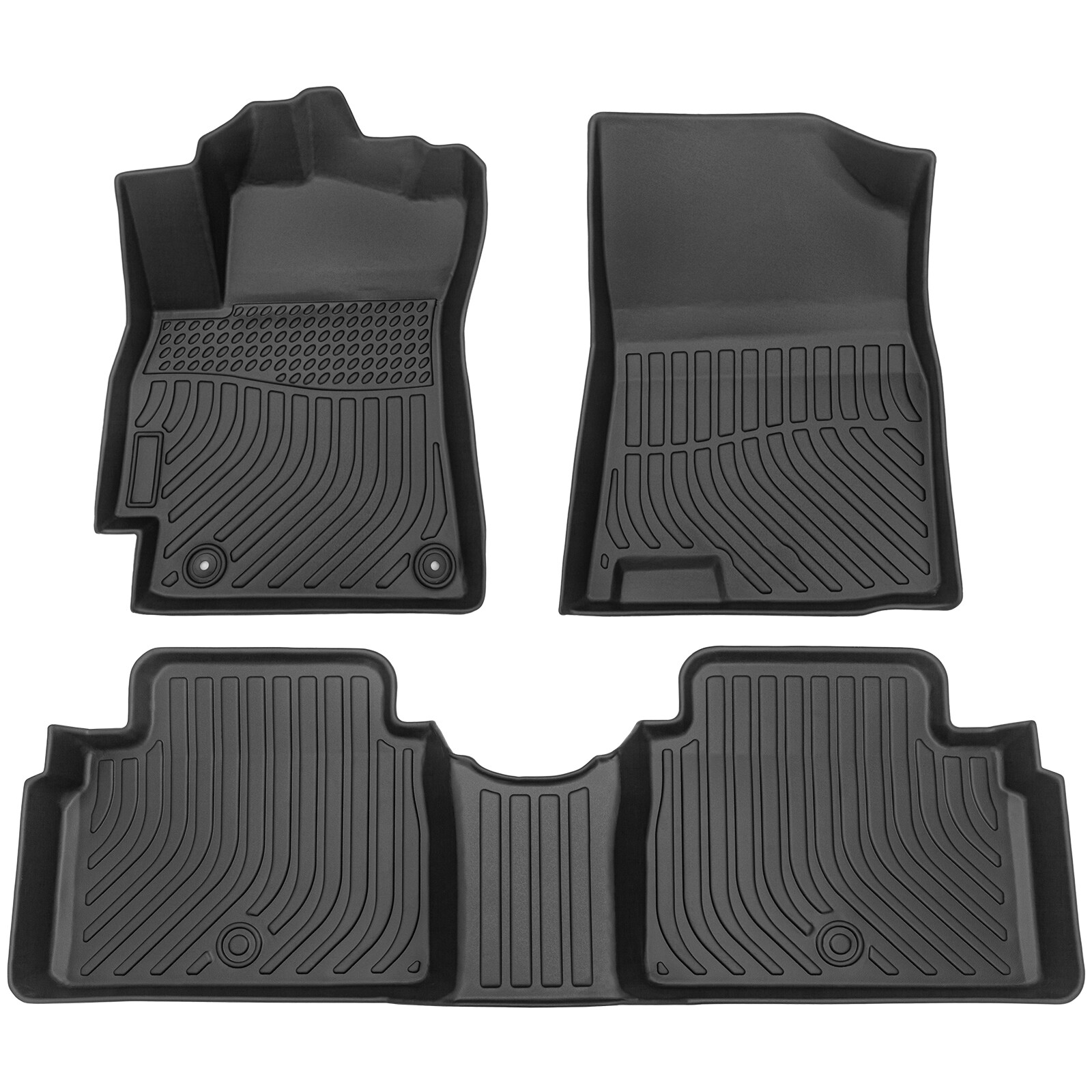 For 2021-2023 Hyundai Elantra All Weather Floor Mats 3D TPE Front & Rear Liners