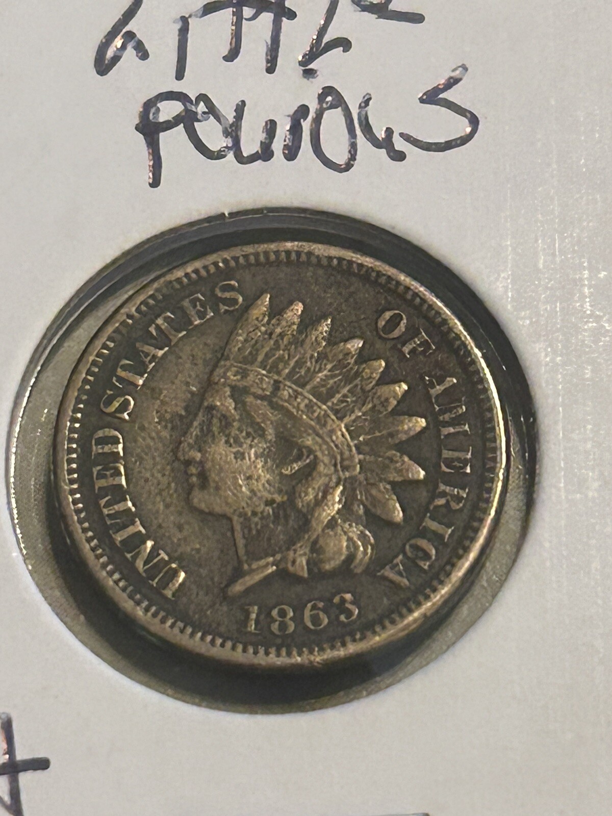 1863 and 1875 indian cents Check Pictures Look At My Listings Please👀