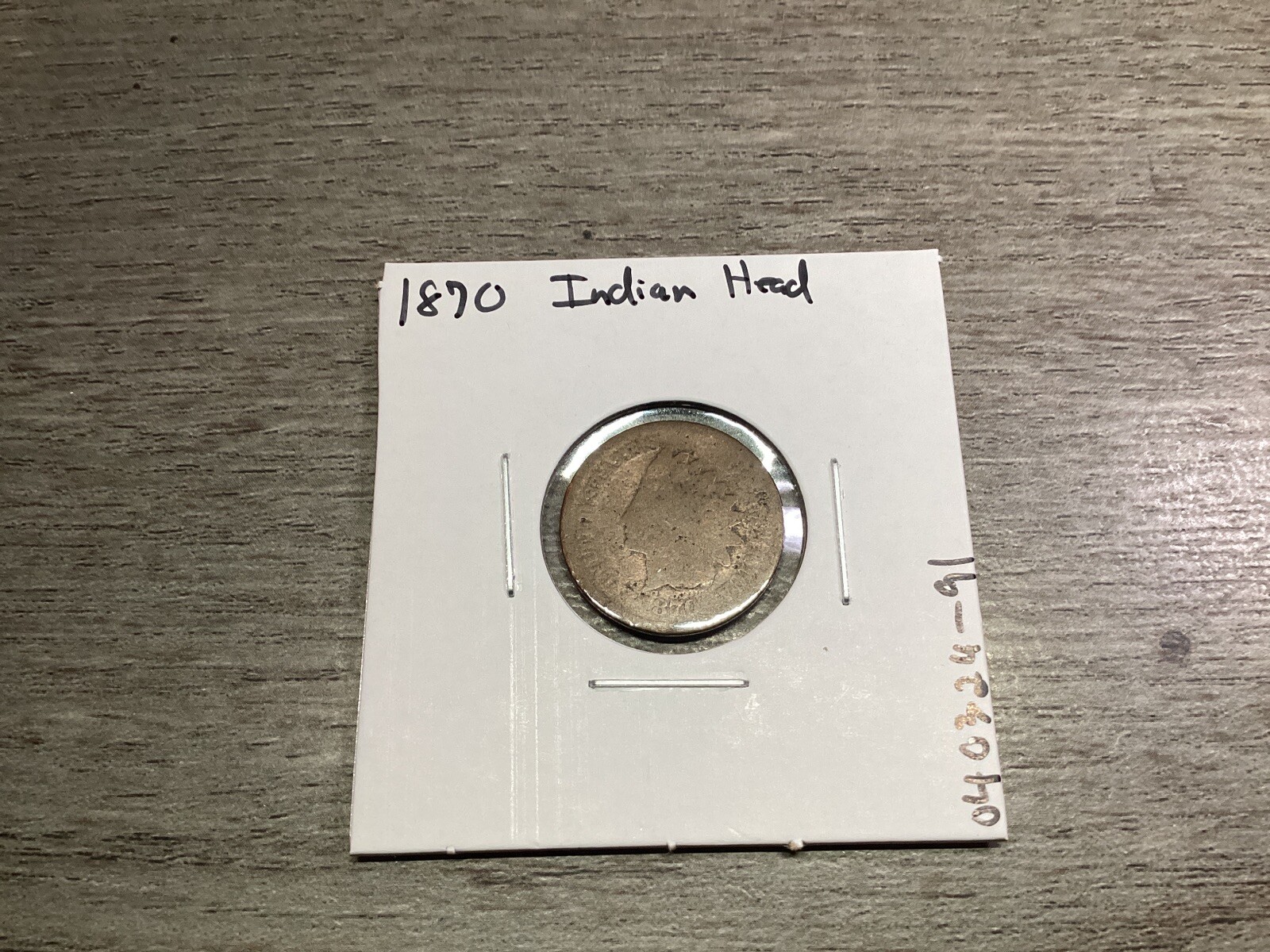 1870 Indian Head Penny Key Date Small Cent US Copper Coin 071726 66re
