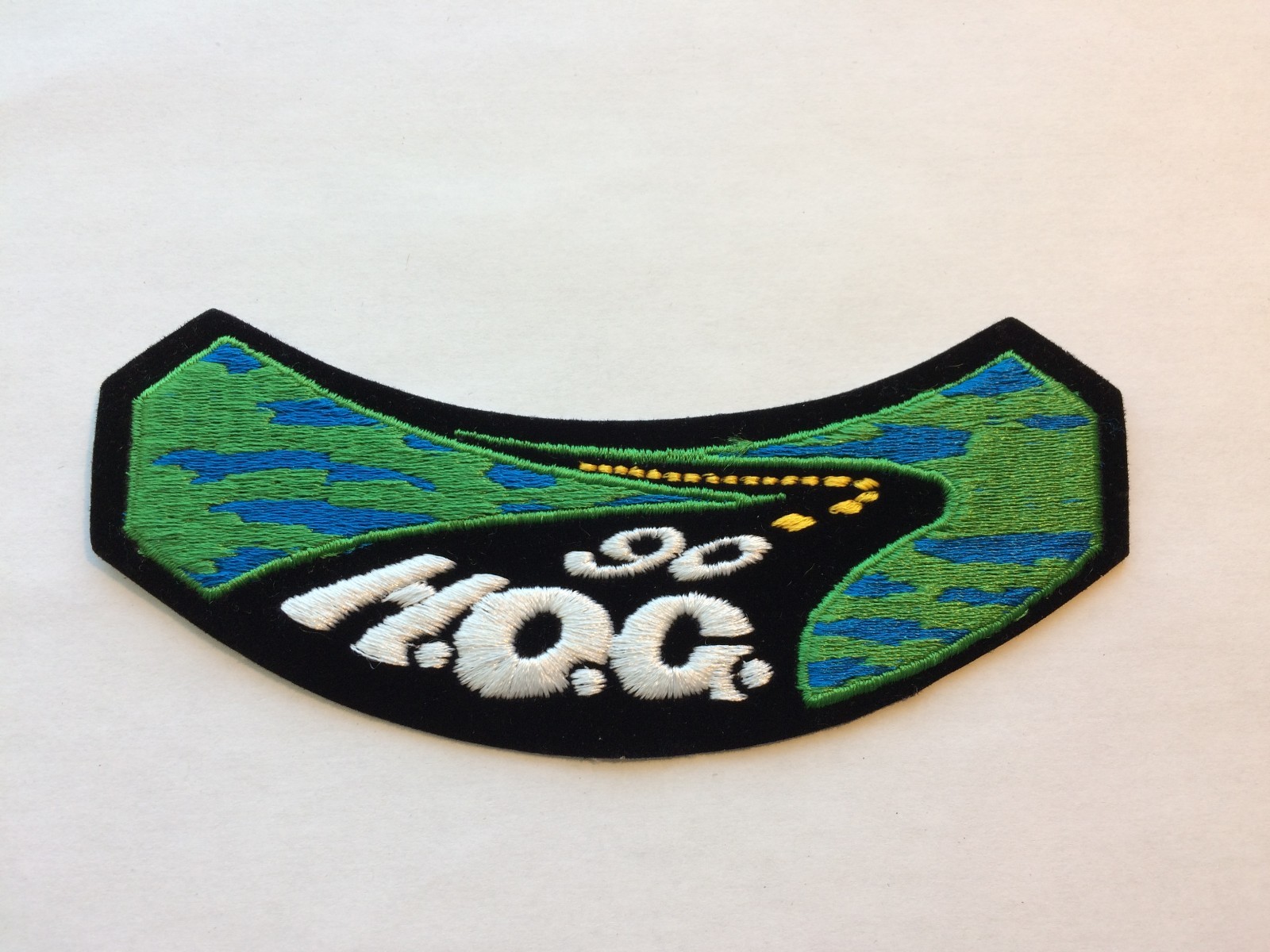 New RARE 1990 UnNotched HOG Harley Davidson Owners Group Patch Badge Vintage HD