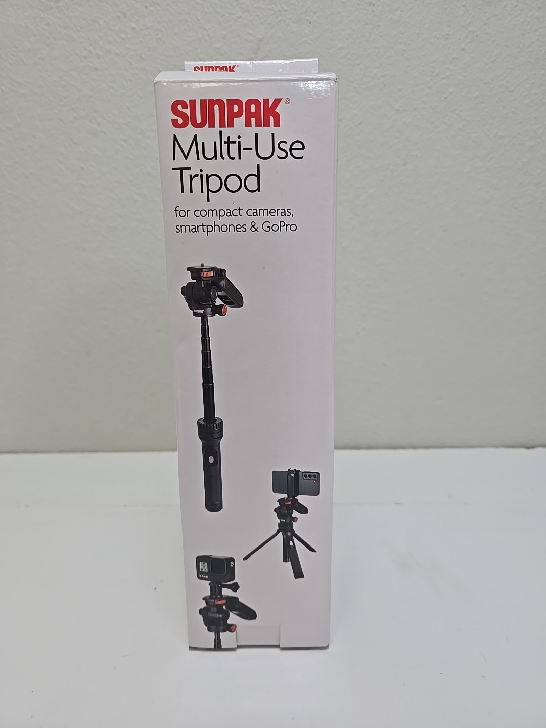Sunpak - Multi-Use 29.5-Inches Tripod W/ Built-in Bluetooth Remote OEM *LOOK*