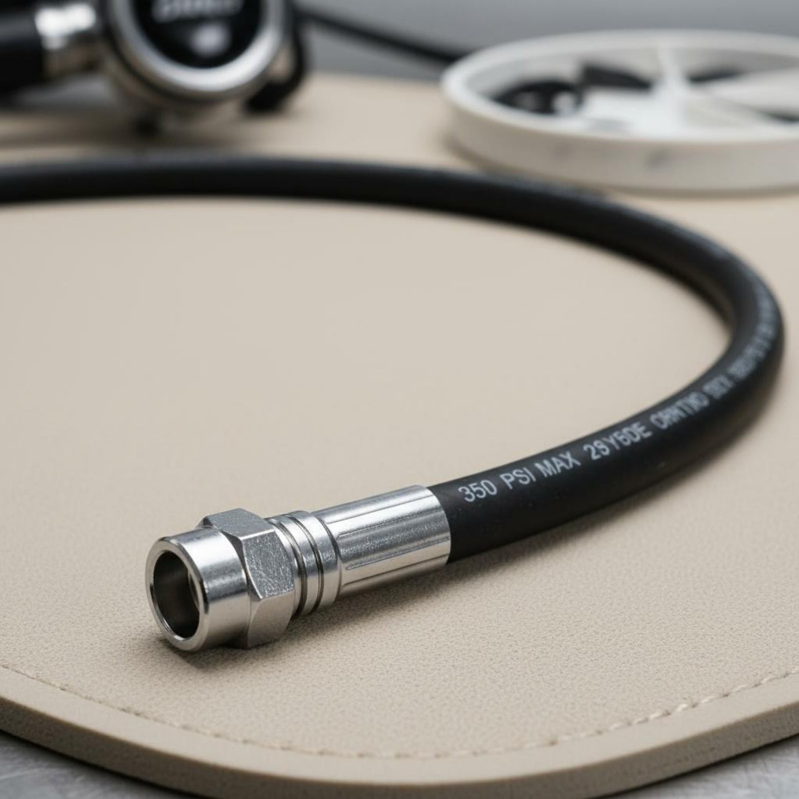 Underwater LP Hose Reinforced Rubber BCD Inflator Hose