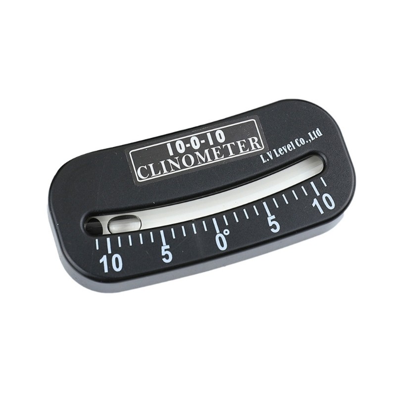 Plastic Inclinometer Slope AnglesRuler SpiritsLevel Bubble for 0-10Degree