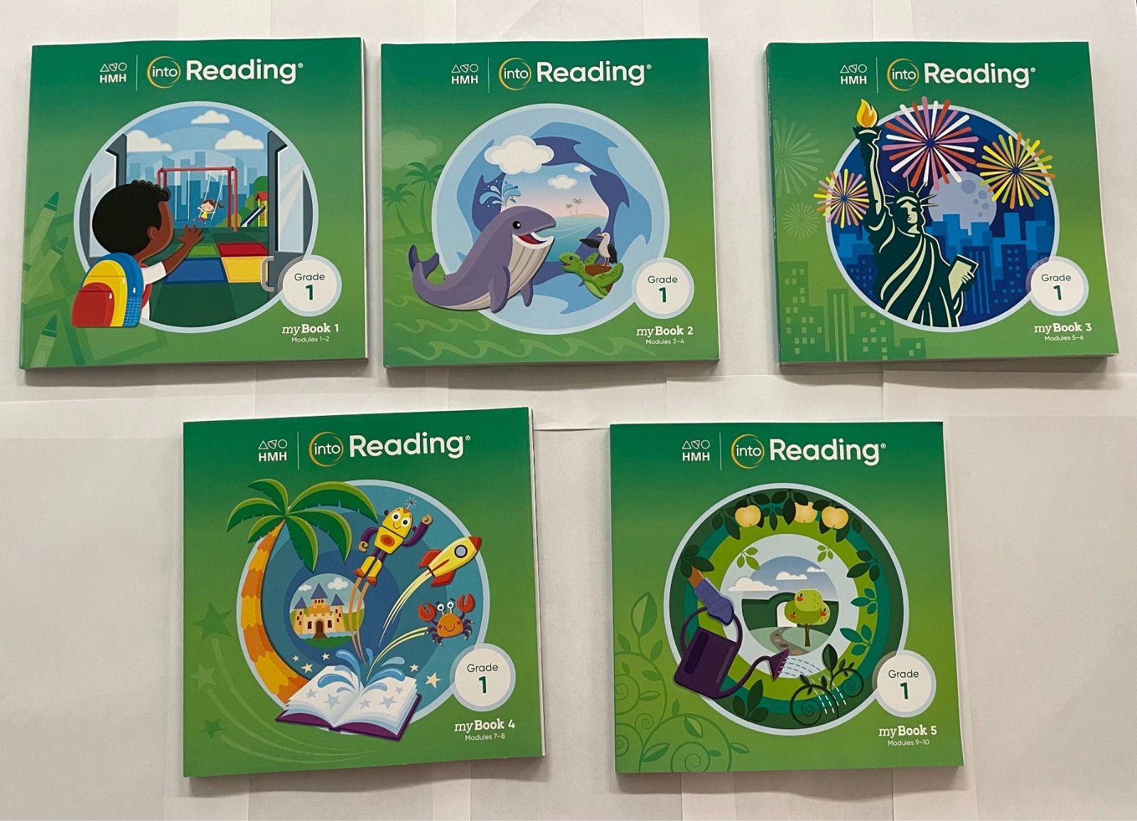 HMH Into Reading myBook grade 1 complete (volumes 1-5)      ***NEW***