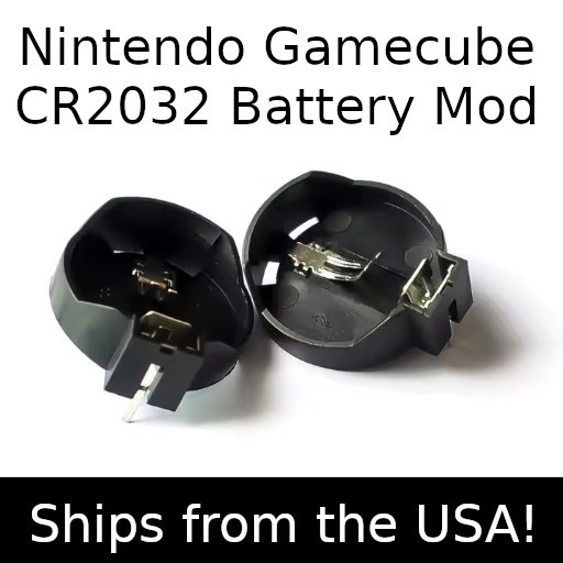 Nintendo GameCube CR2032 Battery Mod, Fix Swiss and Clock! Extra Durable Edition