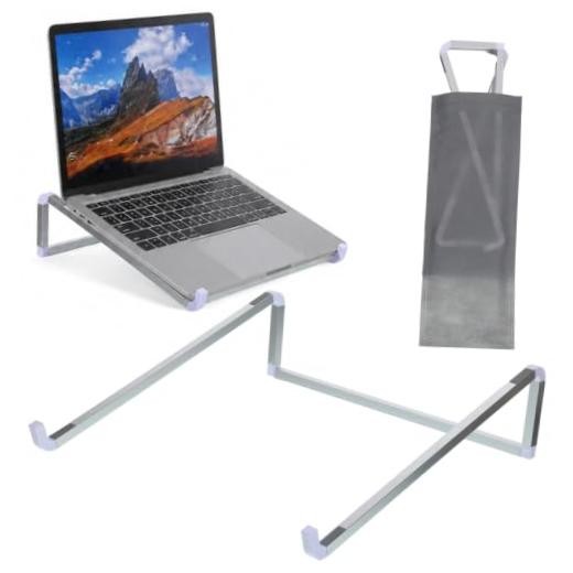 Portable Laptop Stand for Desk Foldable Aluminum Laptop Riser | Ergonomic